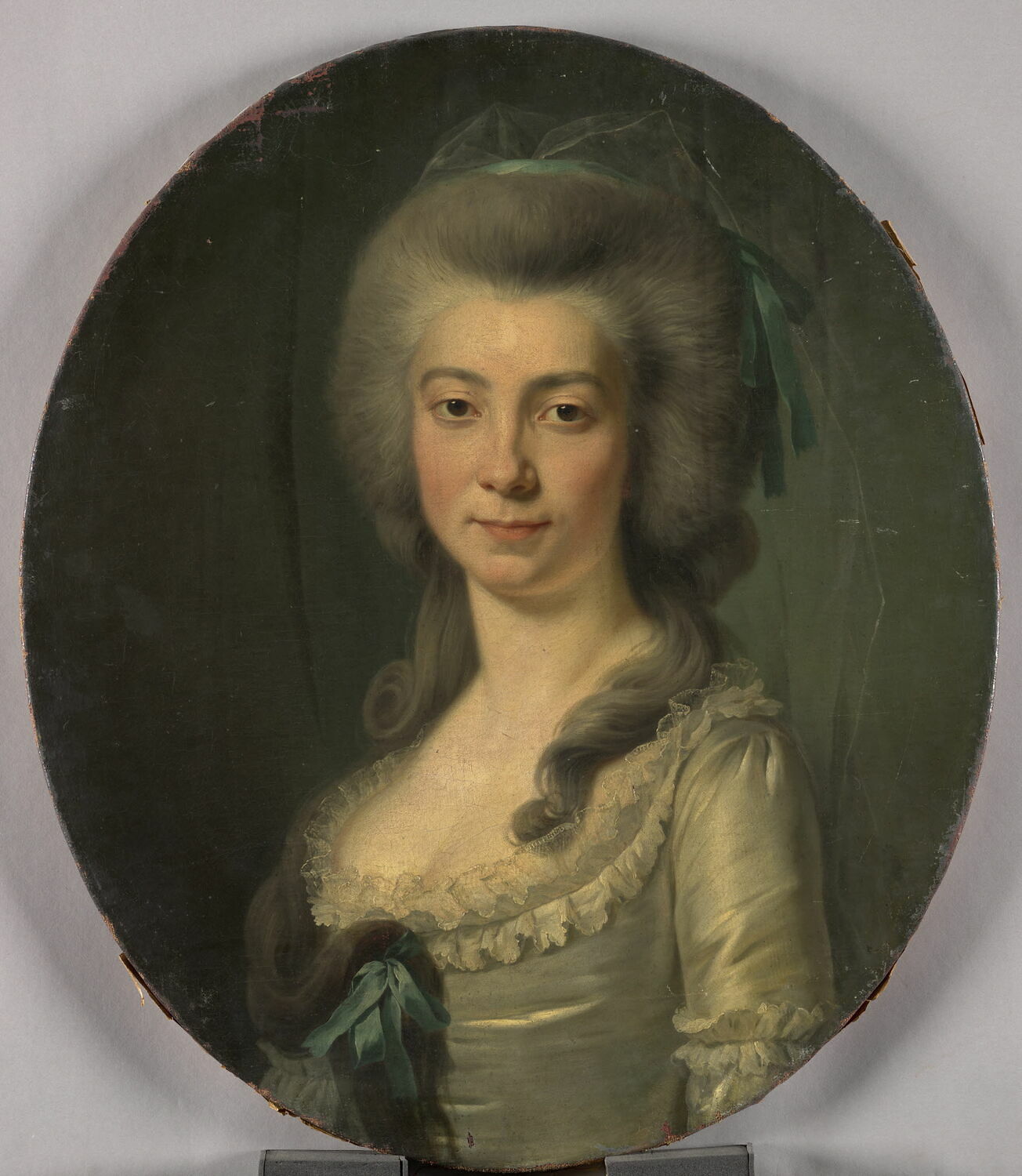 Portrait de Mathilde Wey, née Gamel (1762-1839), Wyrsch, Johann Melchior, 2e moitié du XVIIIe siècle (1785)