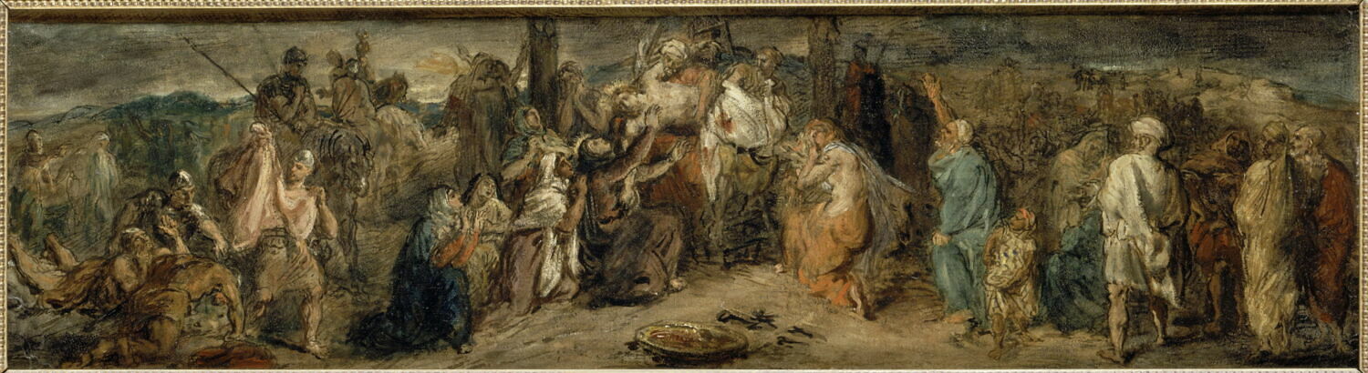 Descente de croix, Théodore Chassériau, 1850s