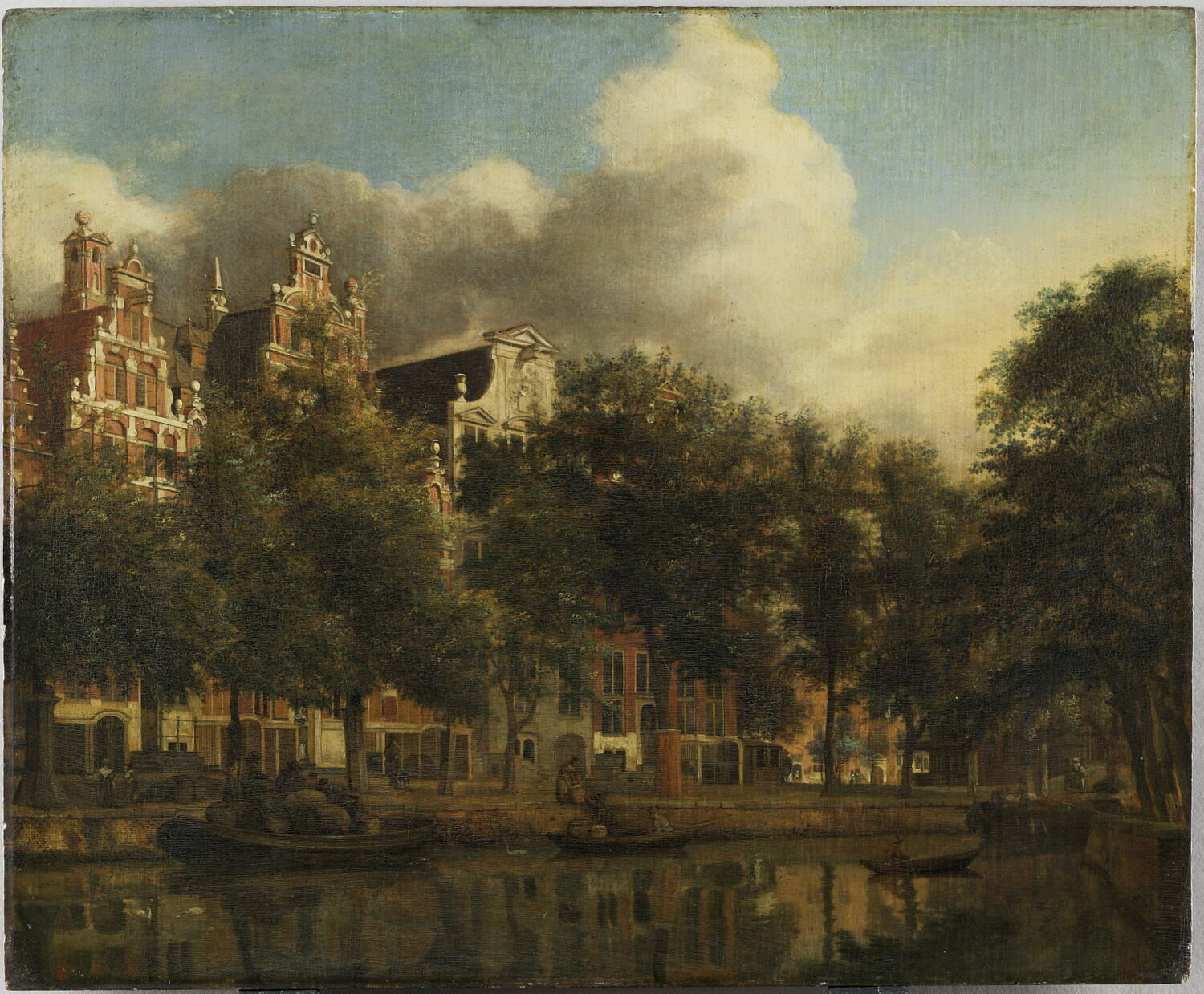 Le Herengracht à Amsterdam, Heyden, Jan van der, 2e moitié du XVIIe siècle (vers 1668 - 1674)