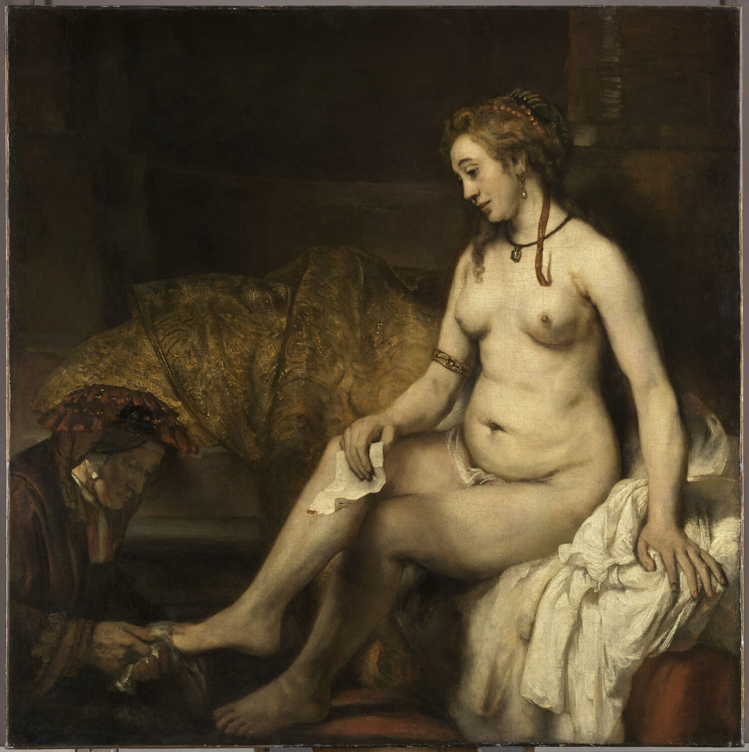 Bethsabée au bain tenant la lettre de David, Rembrandt