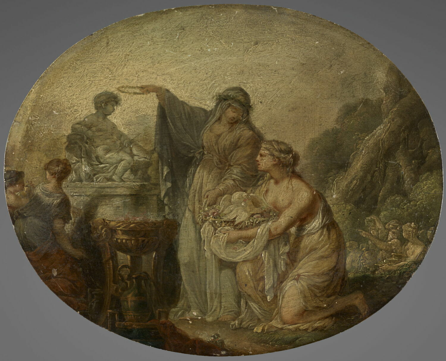 Sacrifice à l'Amour, Vien, Joseph-Marie, 4e quart du XVIIIe siècle (1786)