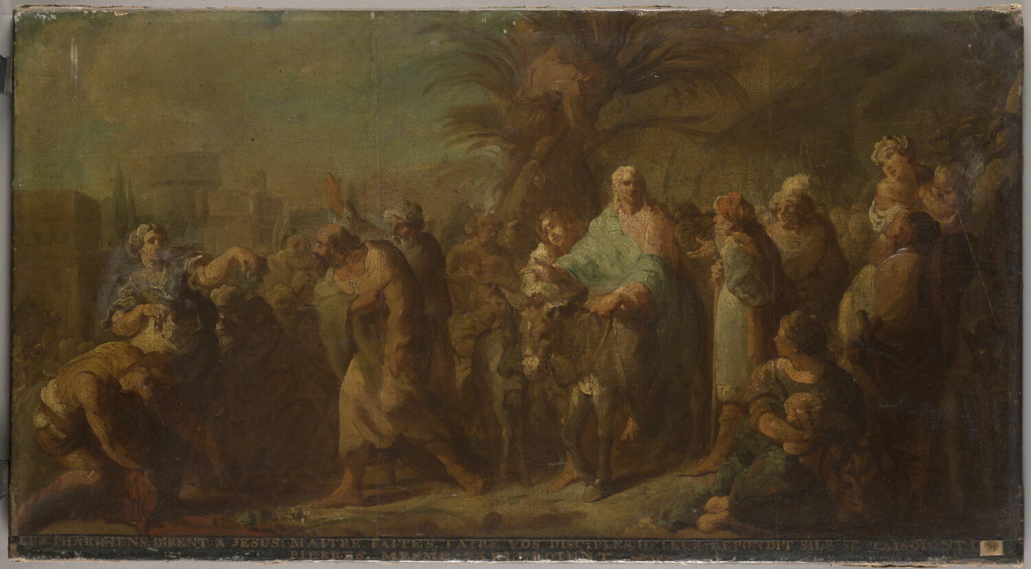 L'Entrée du Christ à Jérusalem, Wampe, Bernard-Joseph, 1e moitié du XVIIIe siècle (1700 - 1750)