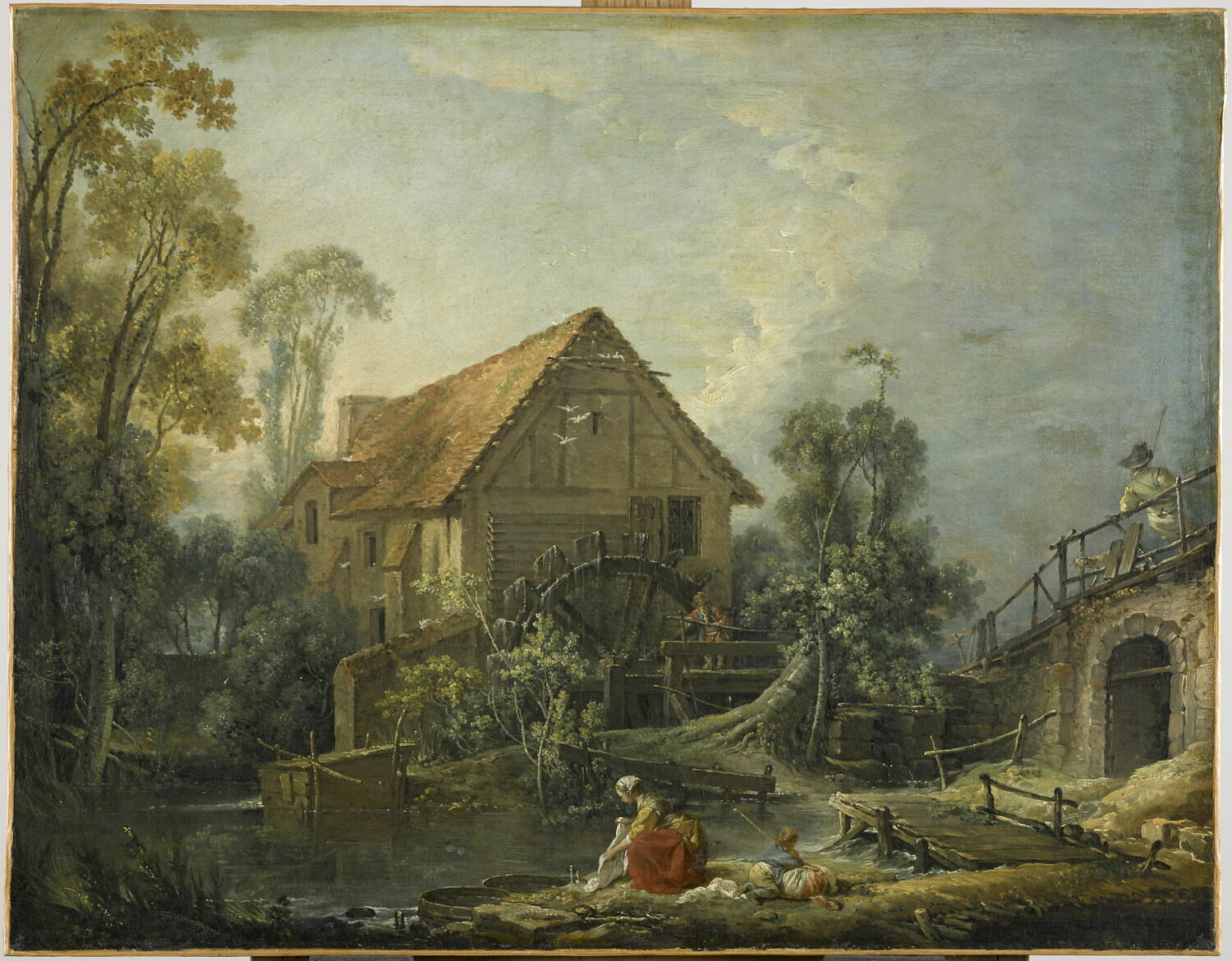 Le Moulin., Boucher, François, 3e quart du XVIIIe siècle (1751)