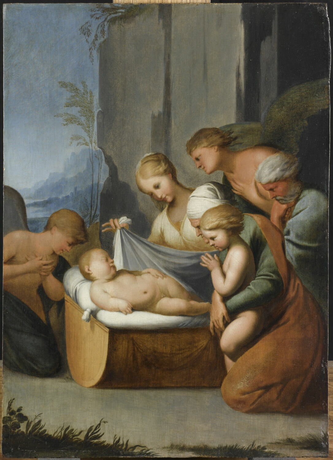 Le Sommeil de l'Enfant Jésus, Baugin, Lubin, 2e quart du XVIIe siècle (vers 1640 - 1642)