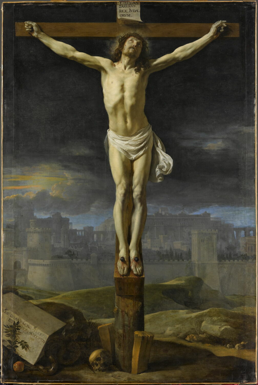 Le Christ en croix, Champaigne, Philippe de, XVIIe siècle (vers 1645)