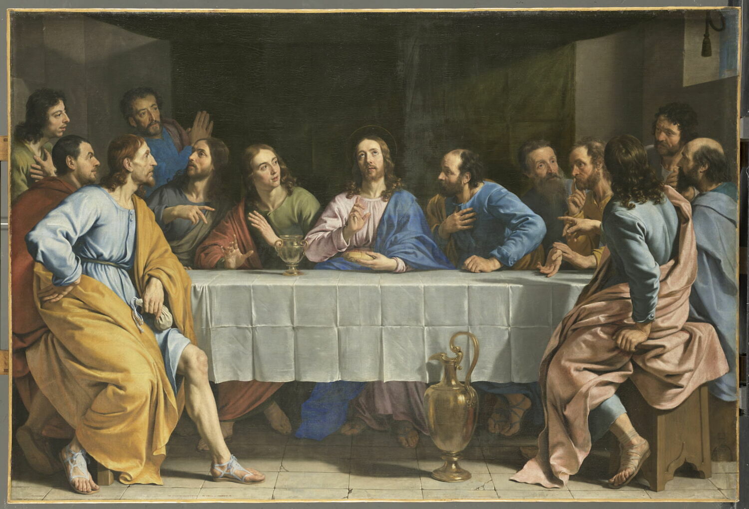 La Cène, dite La Grande Cène Louvre Collections