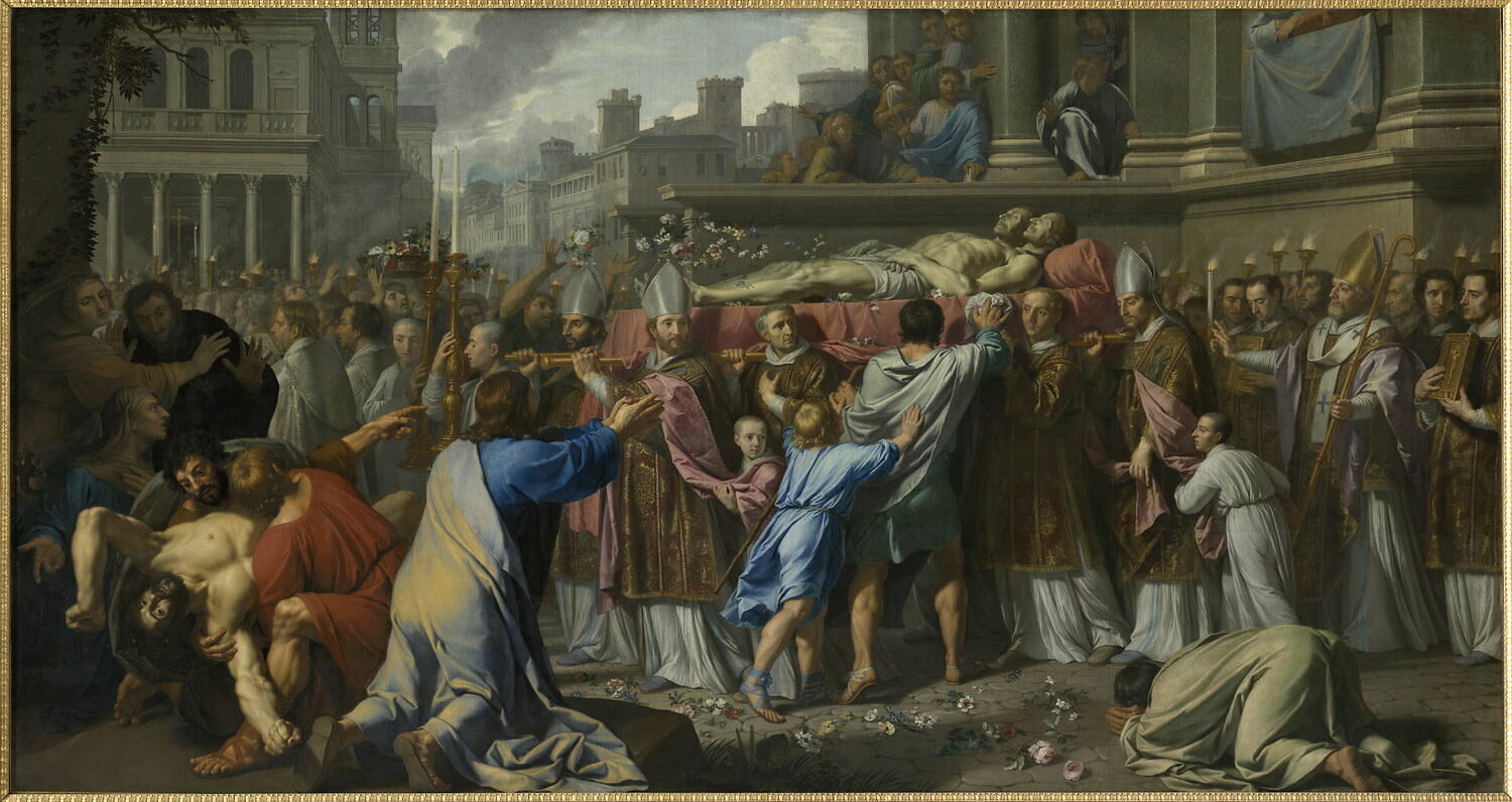 Translation des corps de saint Gervais et de saint Protais, Champaigne, Philippe de, 2e moitié du XVIIe siècle (vers 1660 - 1661)