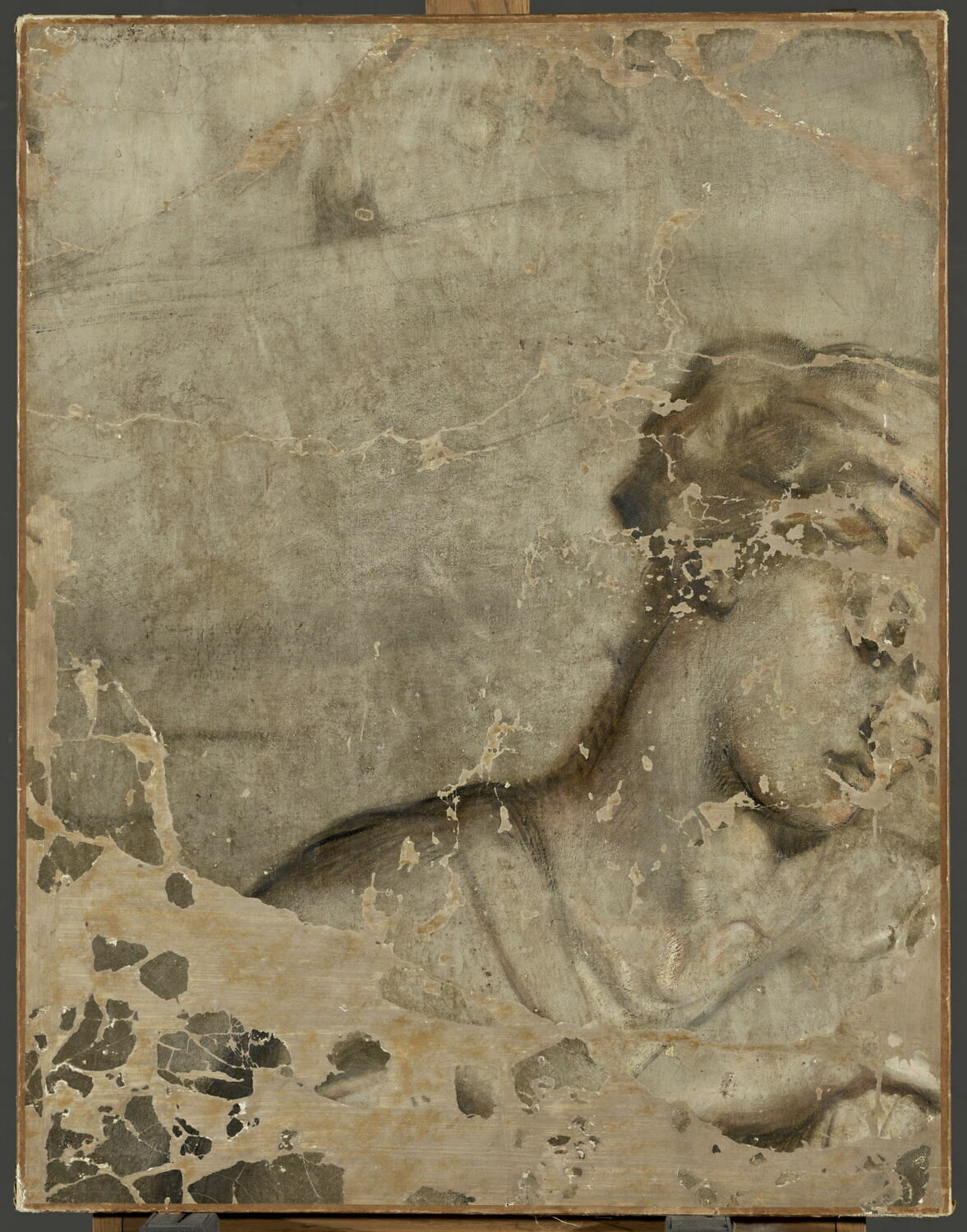 L'Étude. Grisaille., Chassériau, Théodore, 2e quart du XIXe siècle (1825 - 1850)