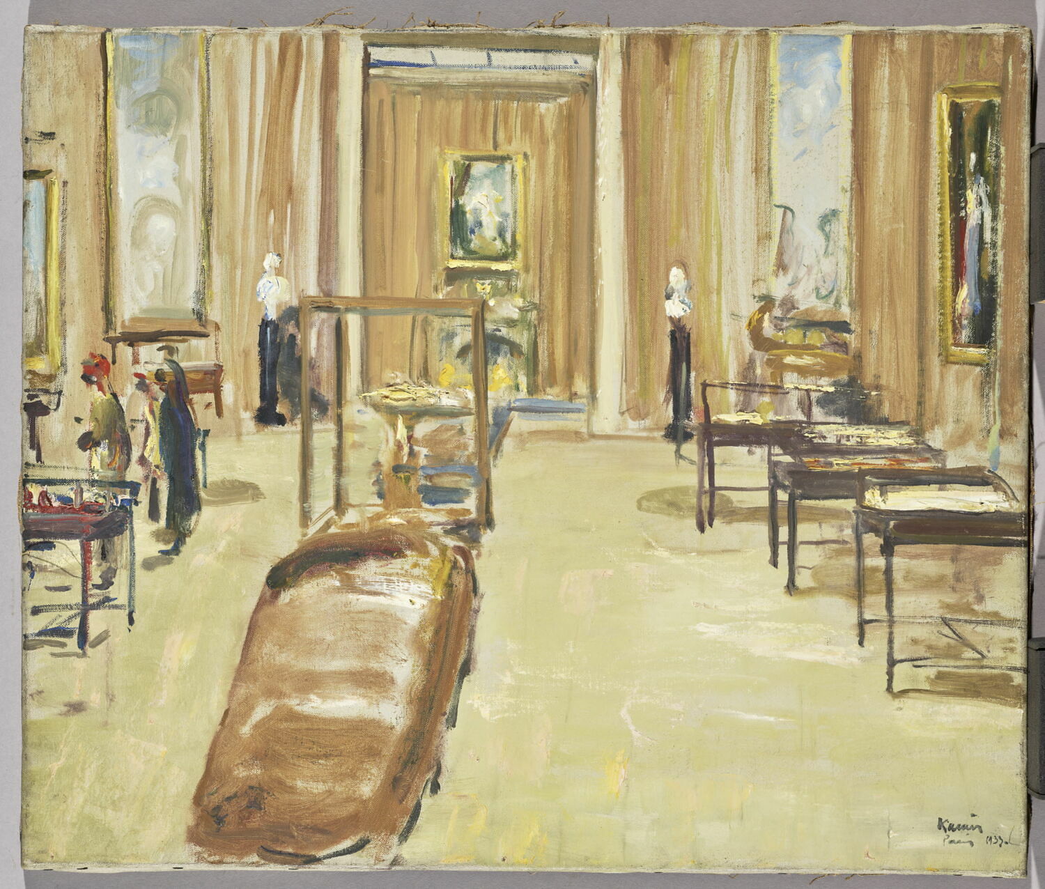 Une exposition d’œuvres d’art : deuxième vue, Kamir, Léon, 2e quart du XXe siècle (1933)