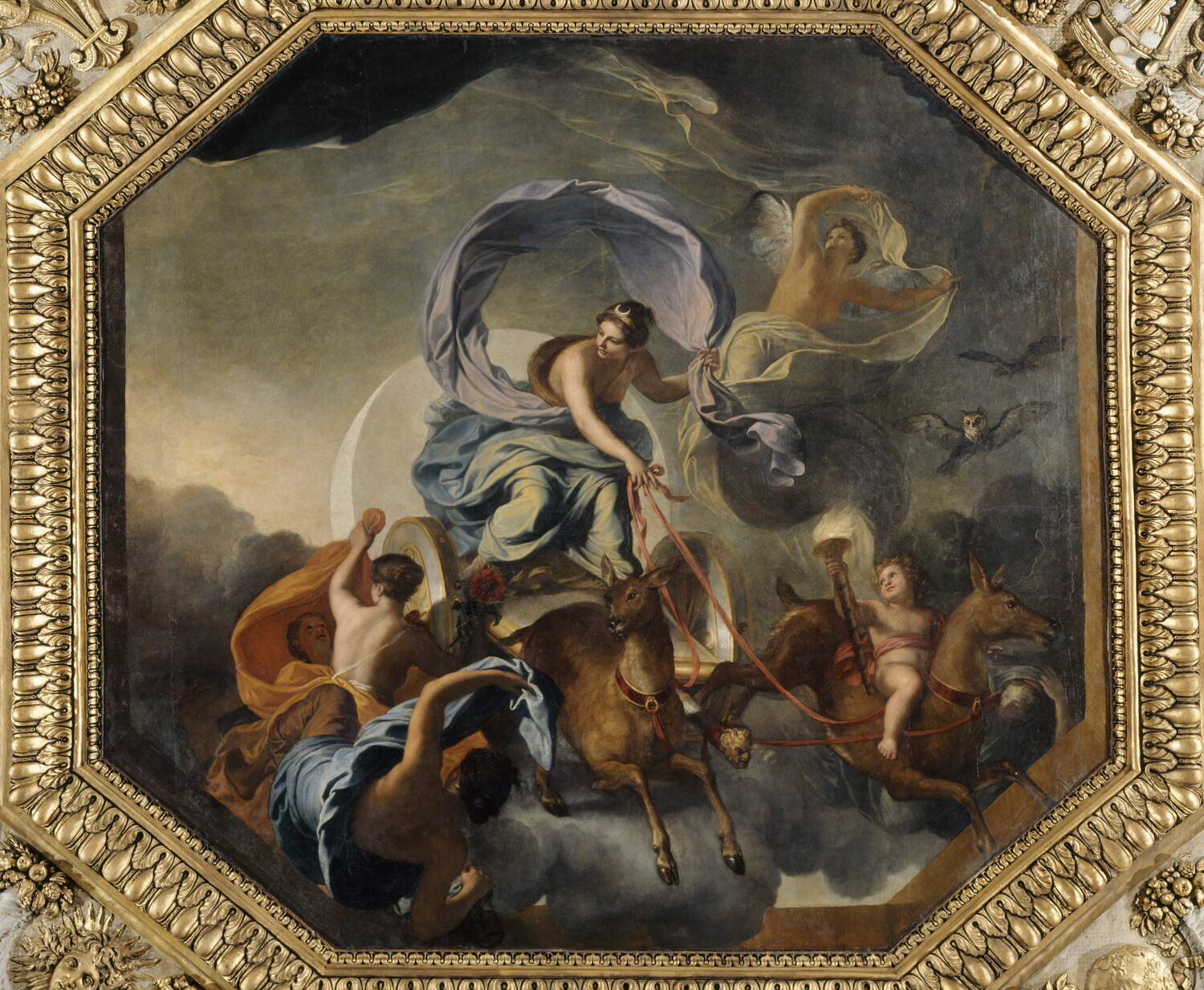 La Nuit ou Diane, Le Brun, Charles, Fin du XVIIe siècle (vers 1667 - 1669)