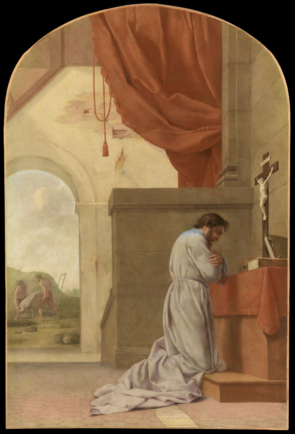 Saint Bruno en prière, Le Sueur, Eustache, 2e quart du XVIIe siècle (1645 - 1648)