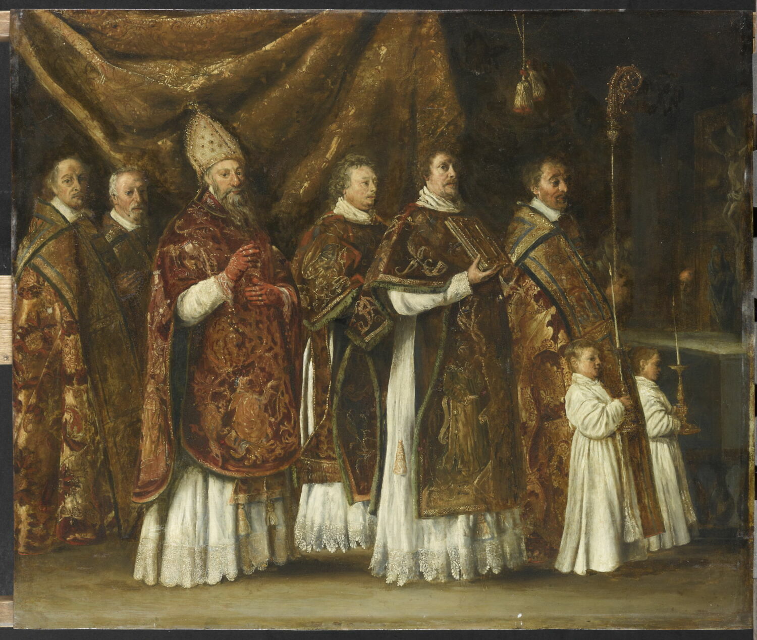 La Messe pontificale, Антуан Ленен, вторая четверть XVII века (ок. 1646)