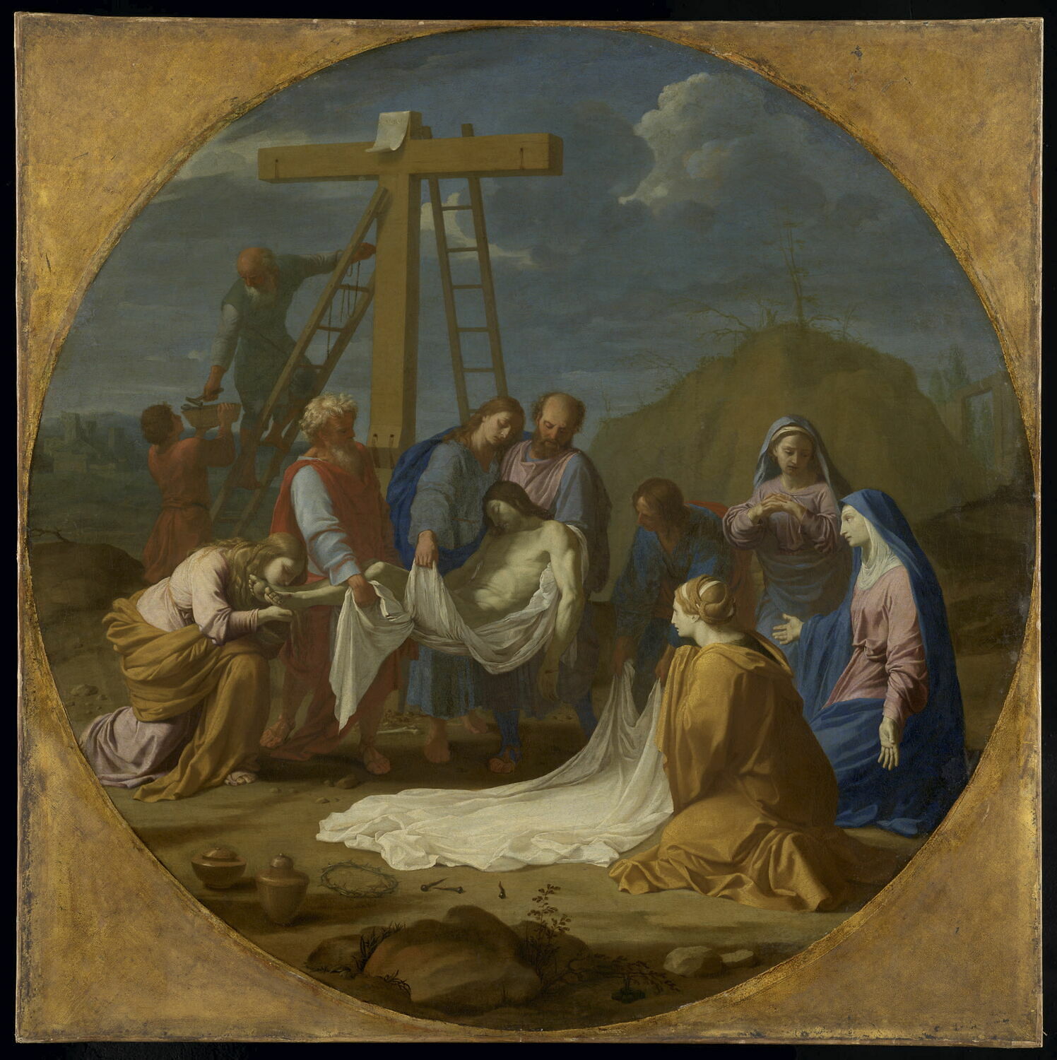 La Déposition du Christ, Le Sueur, Eustache, 2e quart du XVIIe siècle (vers 1651)