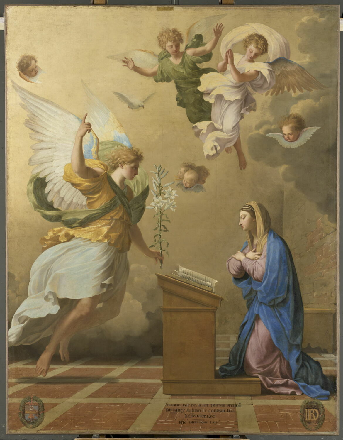L’Annonciation, Le Sueur, Eustache, 2e quart du XVIIe siècle (1652)