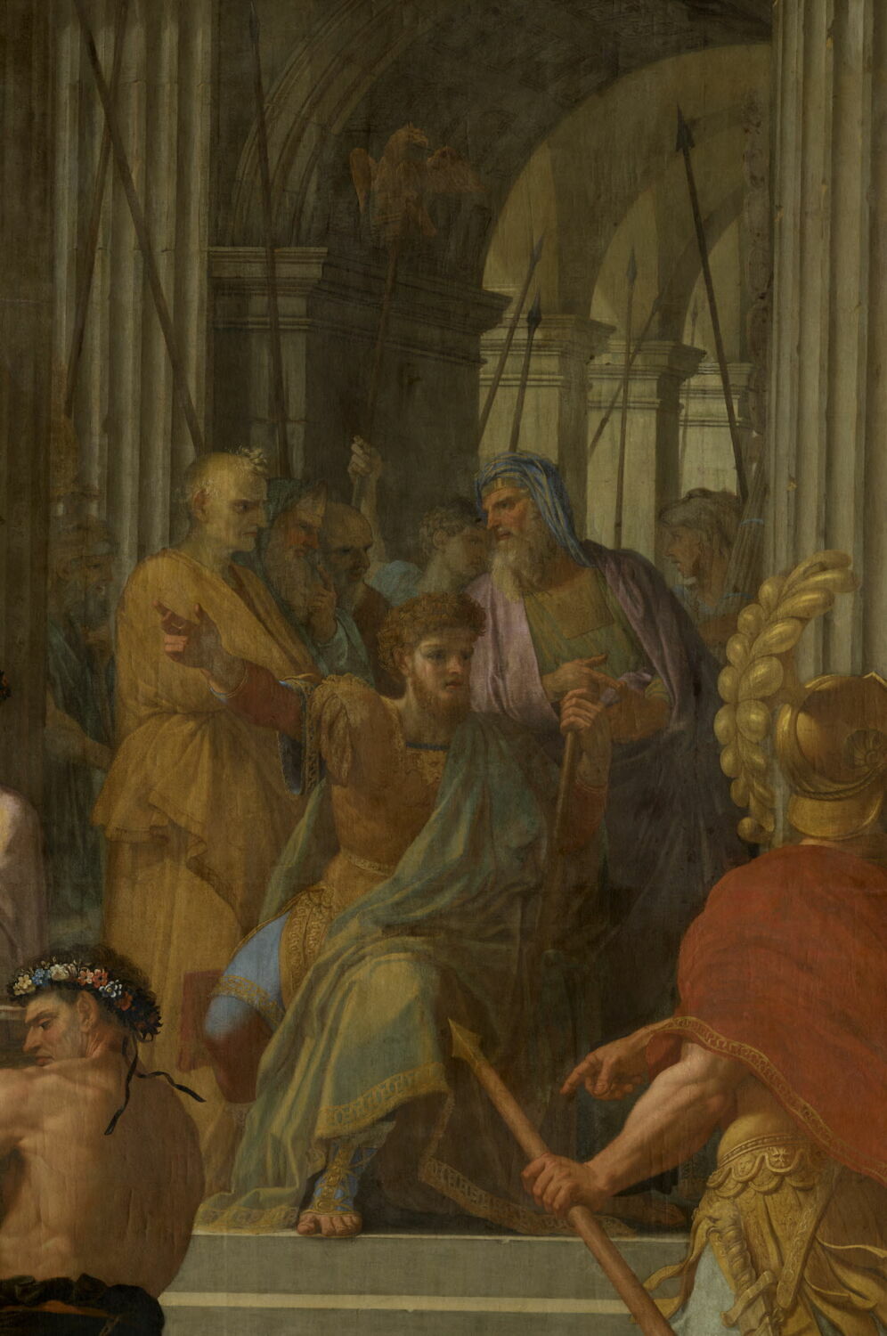 Saint Gervais et saint Protais, amenés devant Astasius, refusent de ...