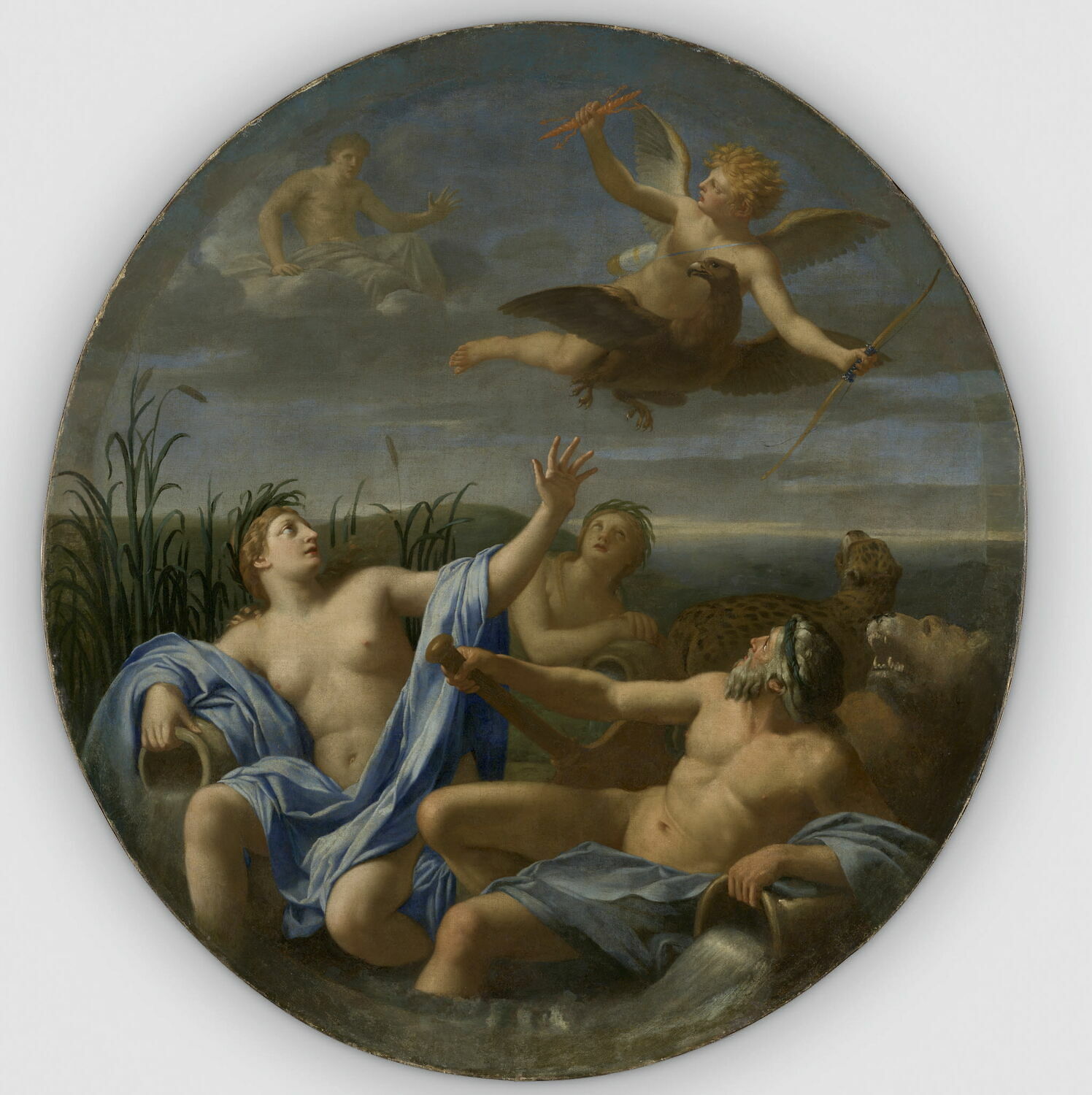 L'Amour dérobe la foudre à Jupiter, Le Sueur, Eustache, 2e quart du XVIIe siècle (1645 - 1647)