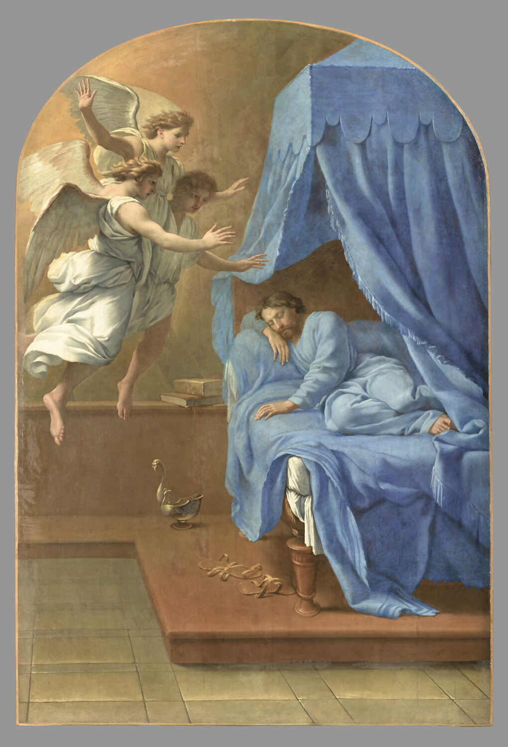 Songe de saint Bruno, Le Sueur, Eustache, 2e quart du XVIIe siècle (1645 - 1648)