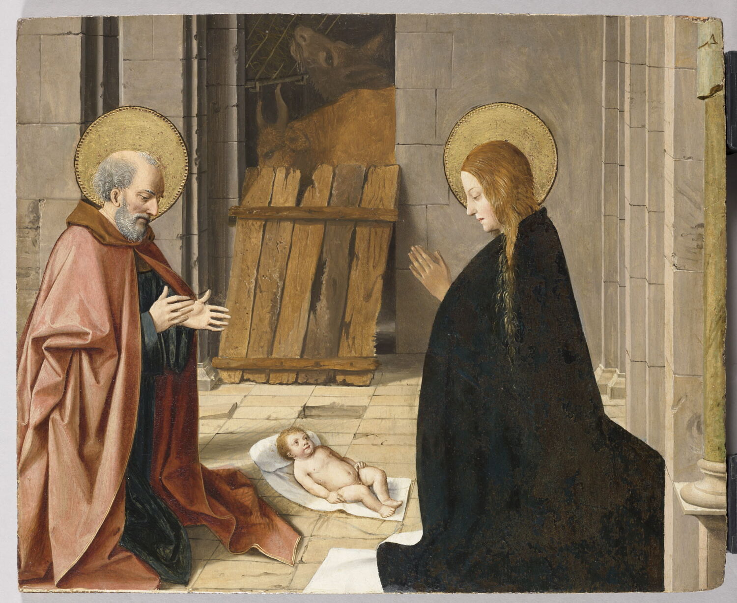 Adoration de l'Enfant, France Marseille, Fin du XIVe siècle - début du XVe siècle (vers 1497 - 1508)
