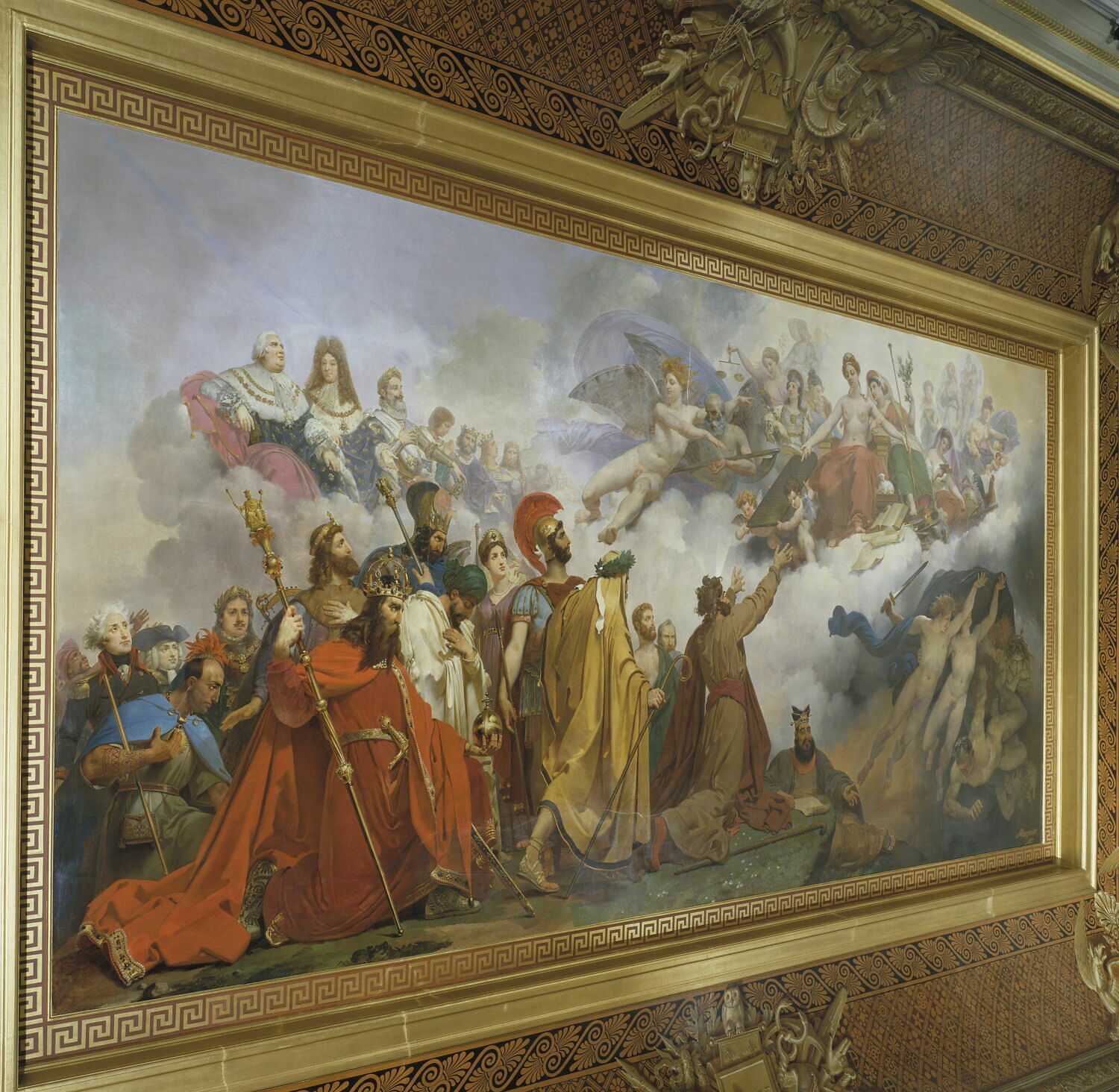La Sagesse divine donnant des lois aux rois et aux législateurs, Mauzaisse, Jean Baptiste, 2e quart du XIXe siècle (1827)