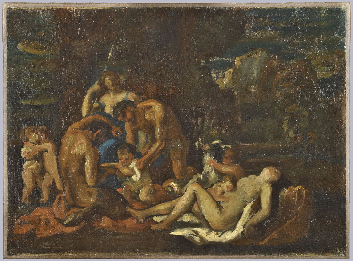 L'enfance de Bacchus, Isabey, Eugène, 2e quart du XIXe siècle (1847)