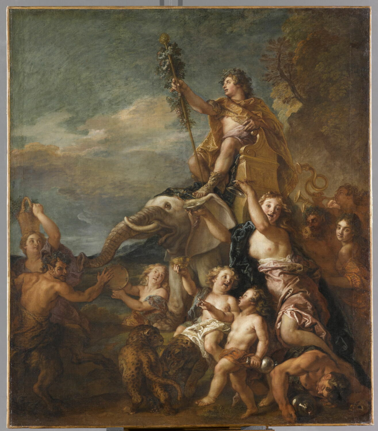 Le triomphe de Bacchus, La Fosse, Charles de, 1e quart du XVIIIe siècle (1700 - 1701)