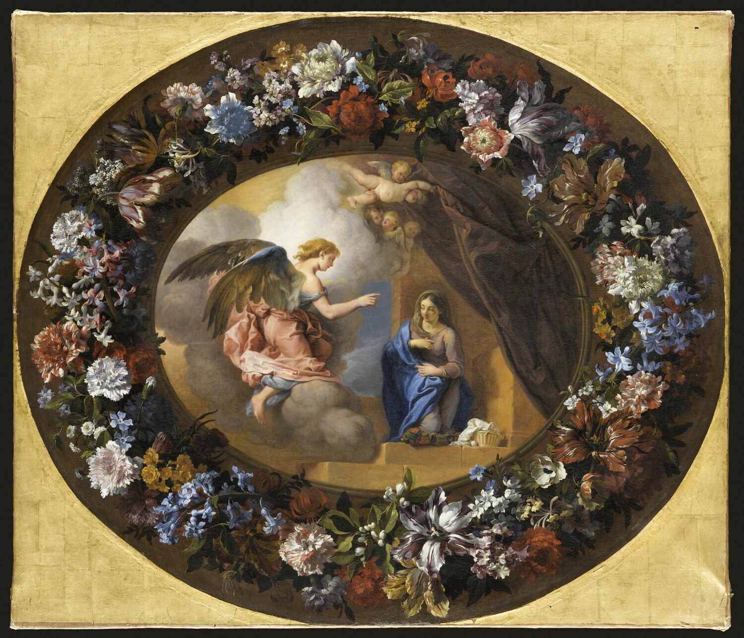 L' Annonciation, La Fosse, Charles de, 4e quart du XVIIe siècle (vers 1688)