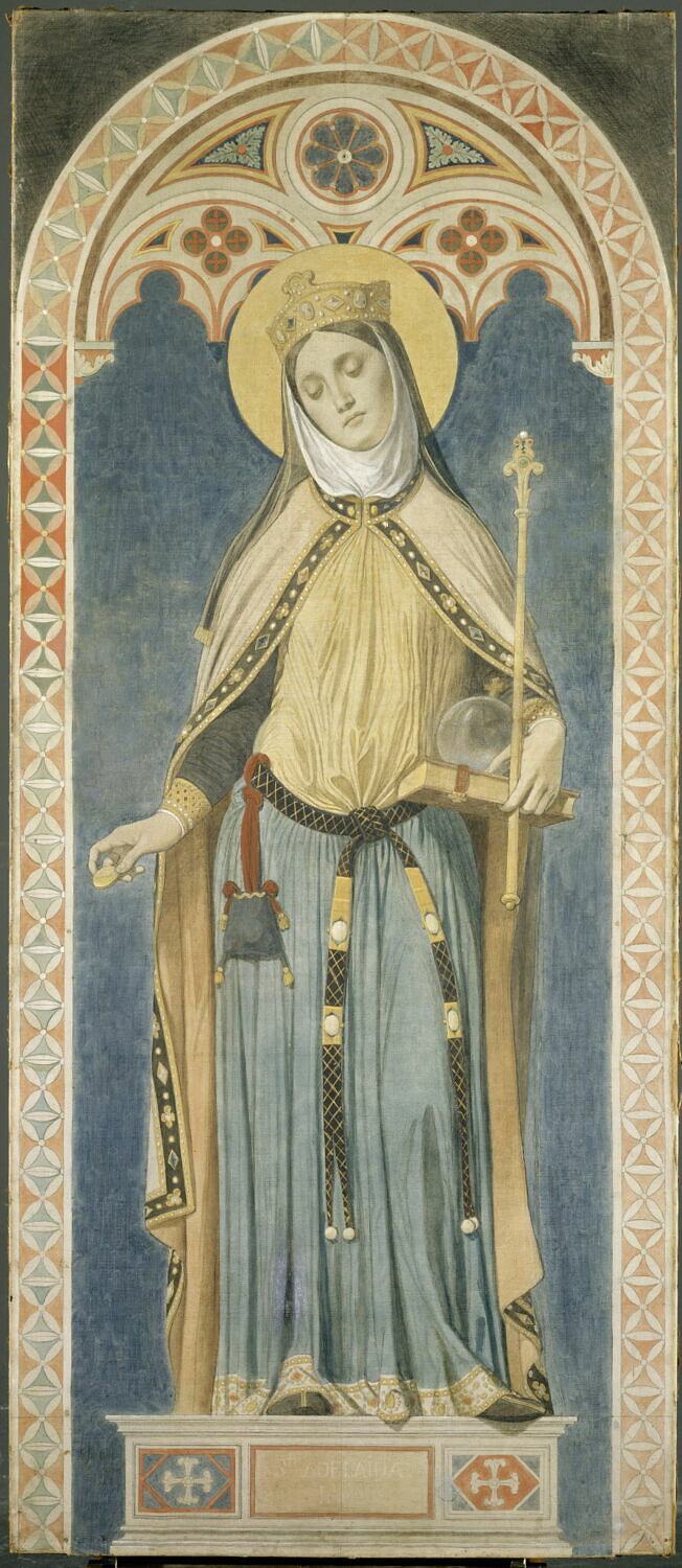 Sainte Adélaïde, impératrice d'Allemagne, Ingres, Jean-Auguste-Dominique, 2e quart du XIXe siècle (1842)
