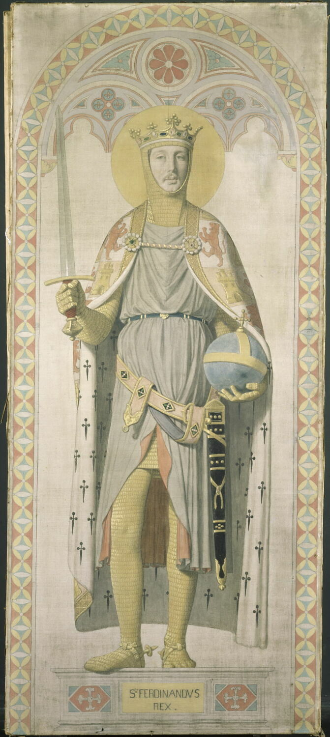 Saint Ferdinand, roi de Castille et de Léon (1199-1252), Ingres, Jean-Auguste-Dominique, 2e quart du XIXe siècle (1842)