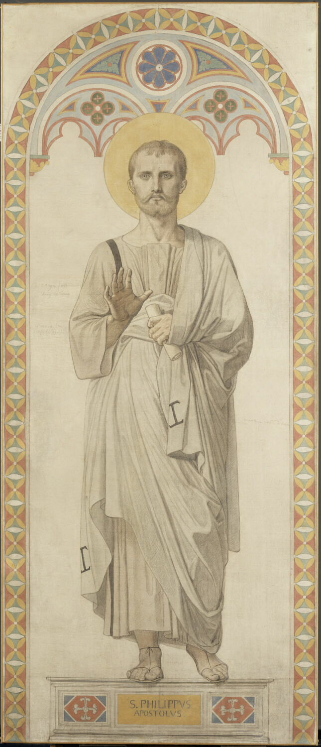 Saint Philippe, apôtre, Ingres, Jean-Auguste-Dominique, 2e quart du XIXe siècle (1842)