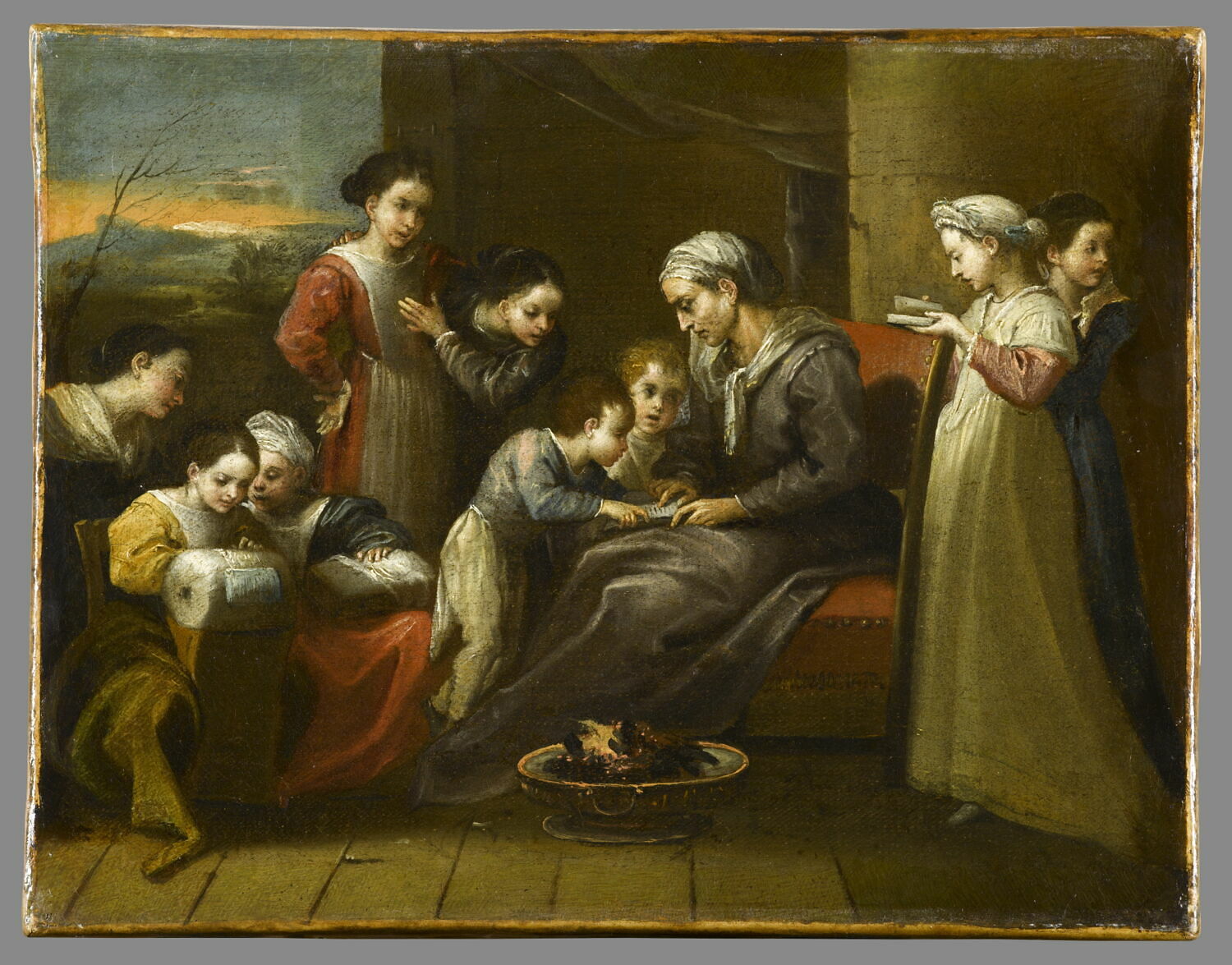 La maîtresse d'école, Rossi, Pasquale, Fin du XVIIe siècle - début du XVIIIè siècle (vers 1700)