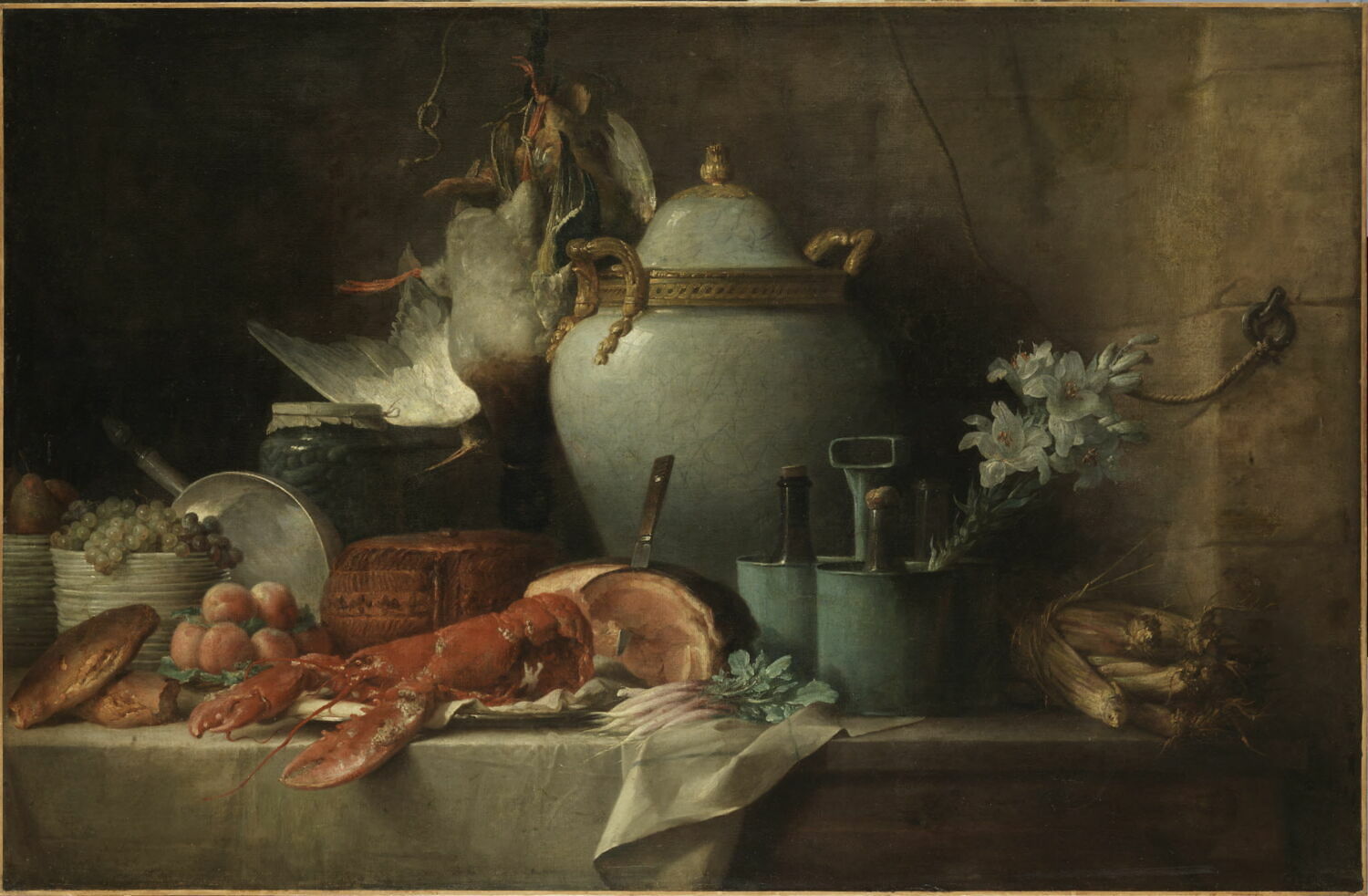 Nature morte au homard, Vallayer-Coster, Anne, 1e quart du XIXe siècle (1817)