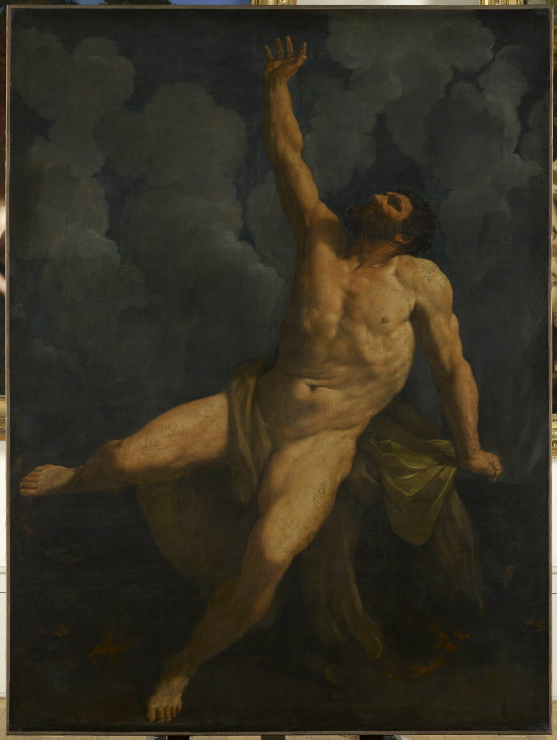 Hercule sur le bûcher, Reni, Guido, 1e quart du XVIIe siècle (1600 - 1625)