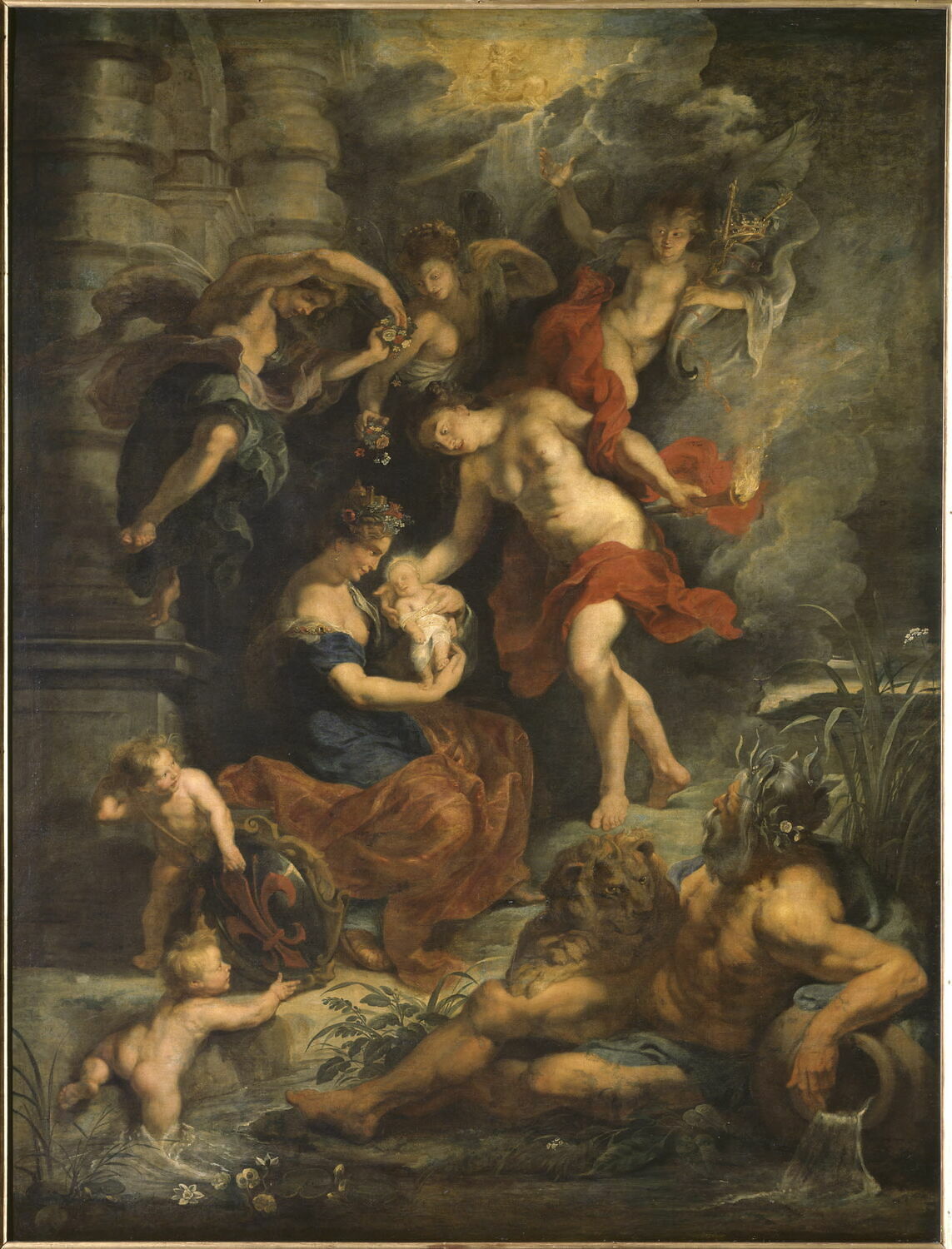 La Naissance de la reine, à Florence le 26 avril 1573, Питер Пауль Рубенс, первая четверть XVII века (1600–1625)