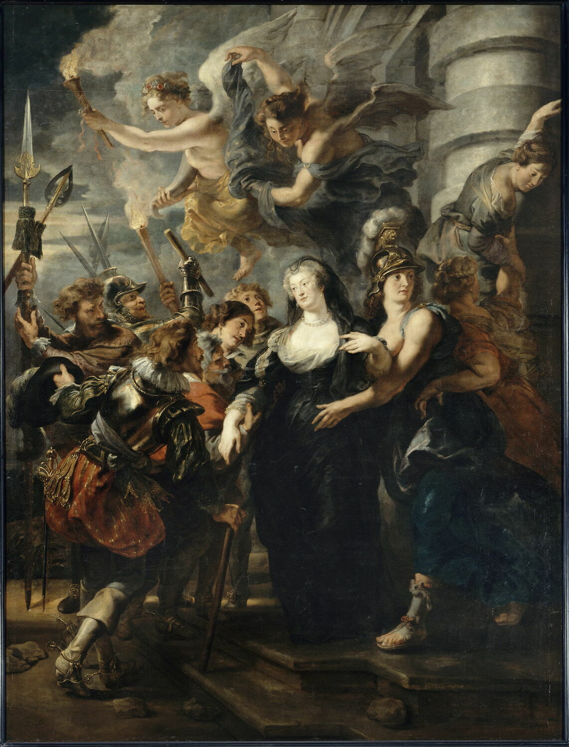 La Reine s'enfuit du château de Blois dans la nuit du 21 au 22 février 1619, Питер Пауль Рубенс, первая четверть XVII века (1600–1625)