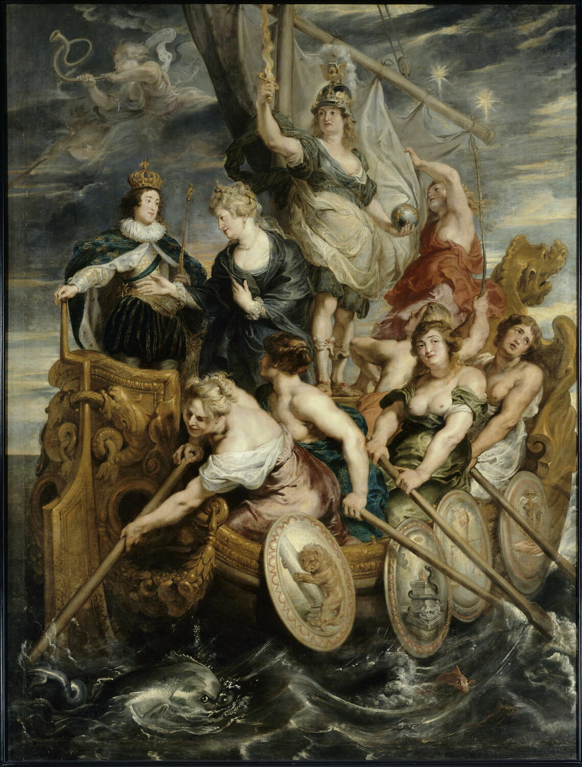 La Majorité de Louis XIII. La reine remet les affaires au roi, le 20 octobre 1614, Питер Пауль Рубенс, первая четверть XVII века (1600–1625)