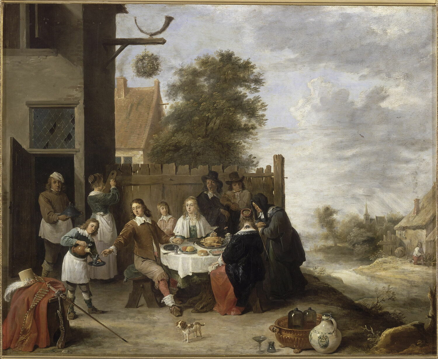 Le Festin de l'Enfant prodigue, Teniers, David II, 2e quart du XVIIe siècle (1644)