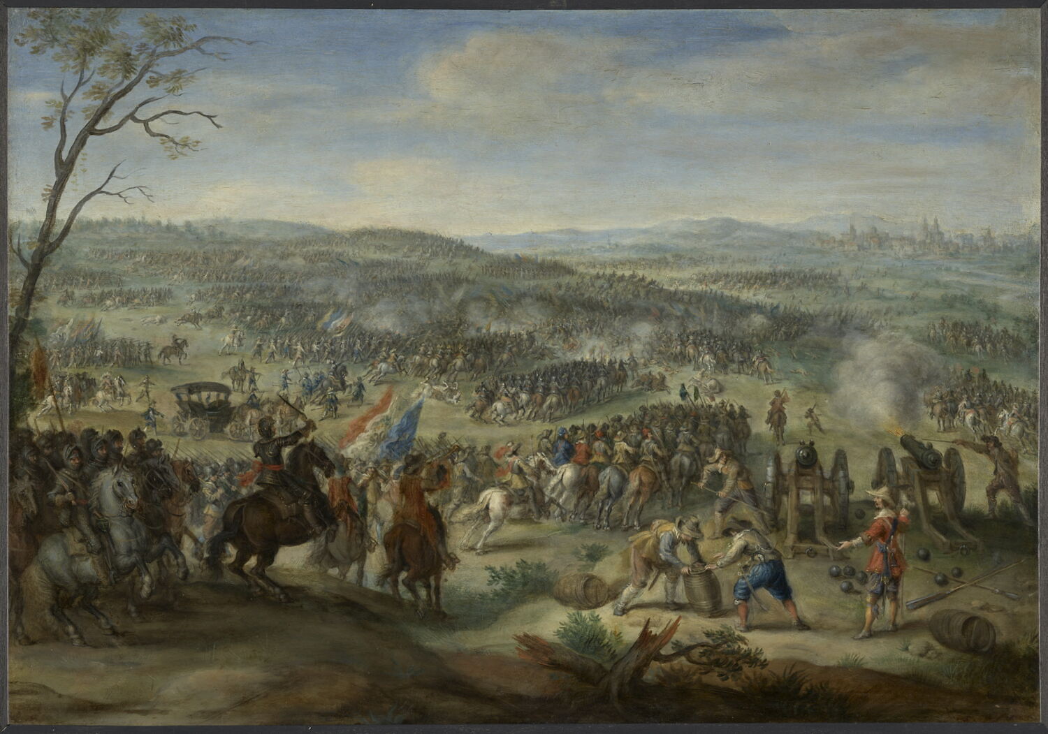 Représentation présumée de la bataille de la Montagne Blanche près de Prague (1620), Snayers, Pieter, 1e moitié du XVIIe siècle (1600 - 1650)