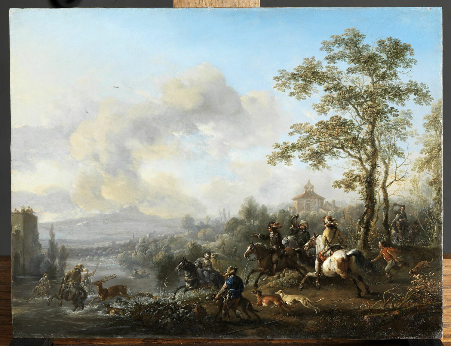La Chasse au cerf, Wouwerman, Philips, Milieu du XVIIe siècle (vers 1660)