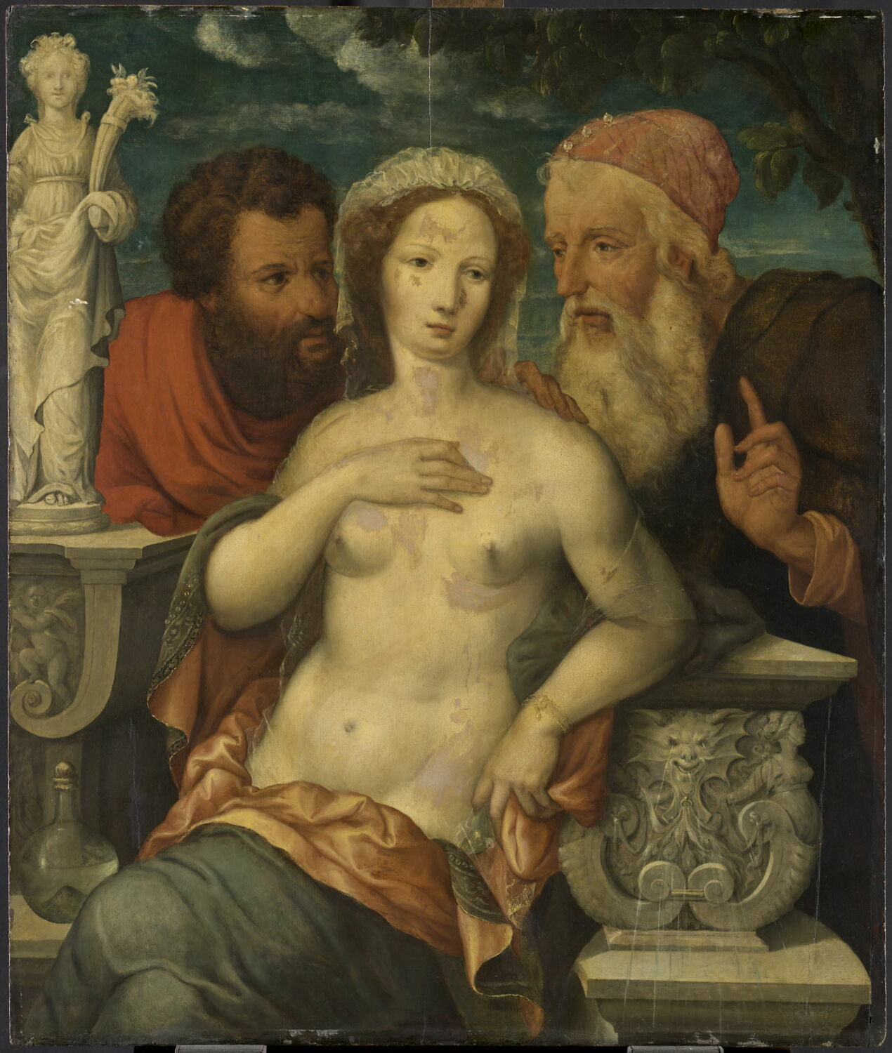 Suzanne et les deux vieillards, Sellaer, Vincent, XVIe siècle (1500 - 1600)