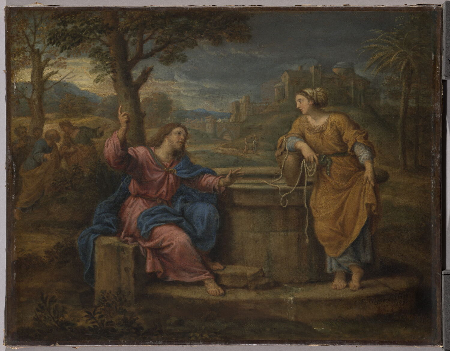 Jésus et la Samaritaine, Mignard, Pierre, XVIIe siècle (1690)