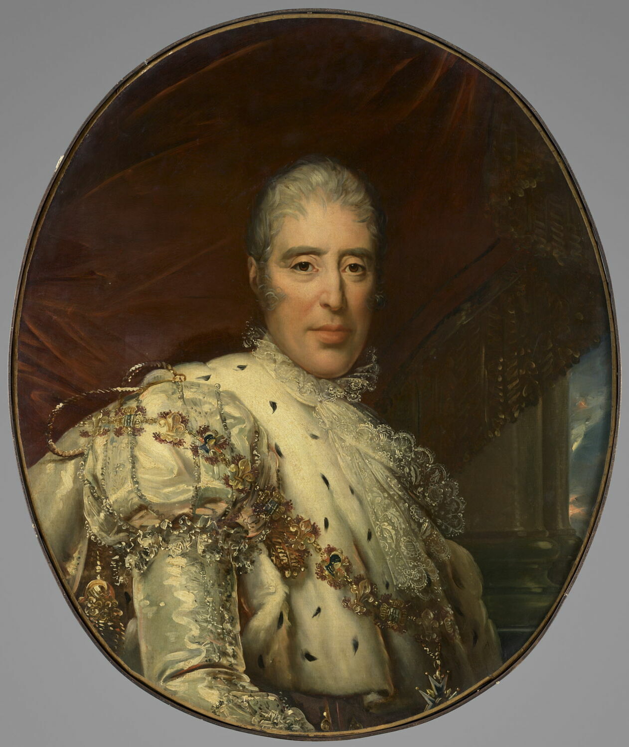 Portrait en buste de Charles X ( 1757-1836), Gérard, François, 1e quart du XIXe siècle (1800 - 1825)