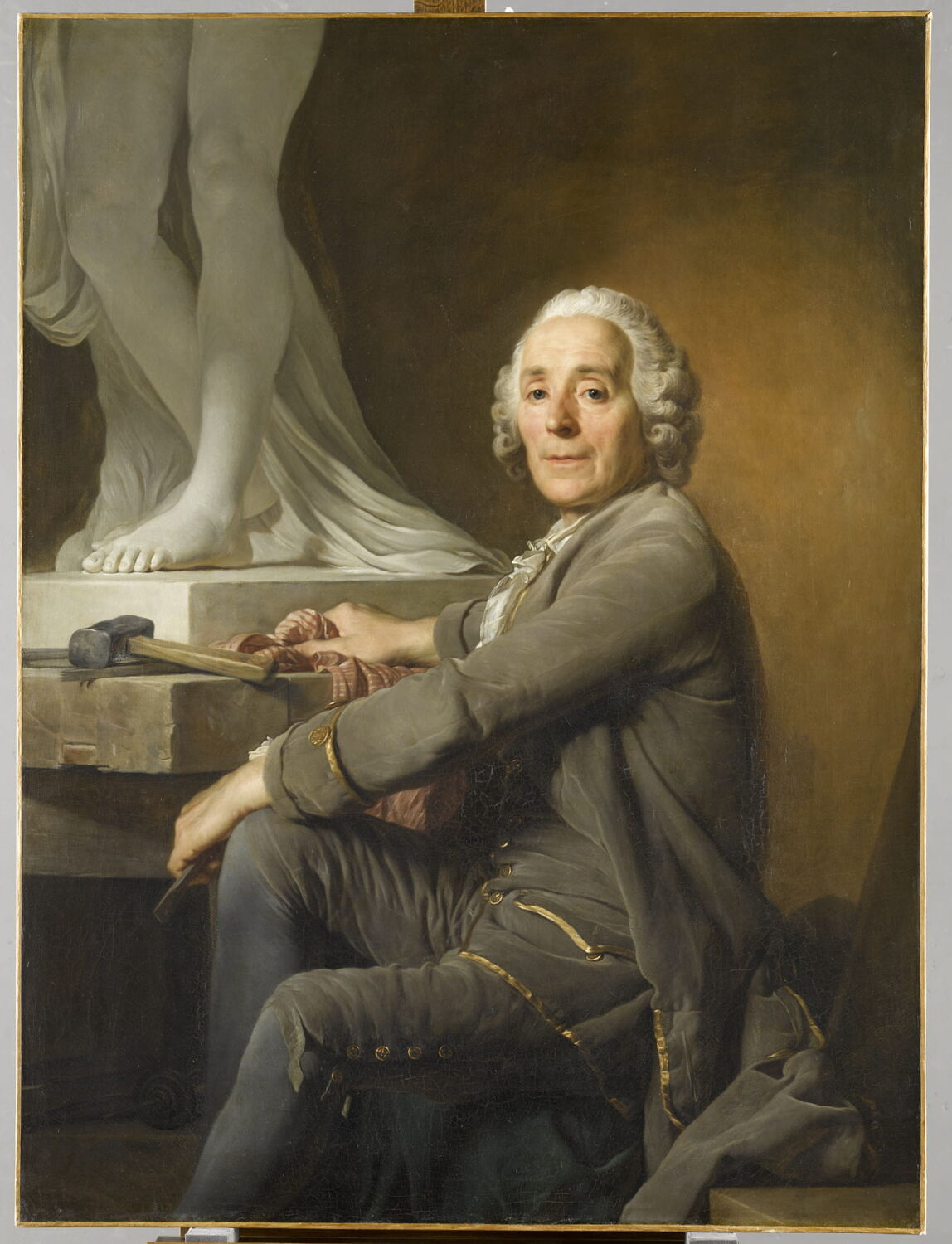 Christophe-Gabriel Allegrain (1710-1795), sculpteur;, Duplessis, Joseph Siffred, 3e quart du XVIIIe siècle (1774)