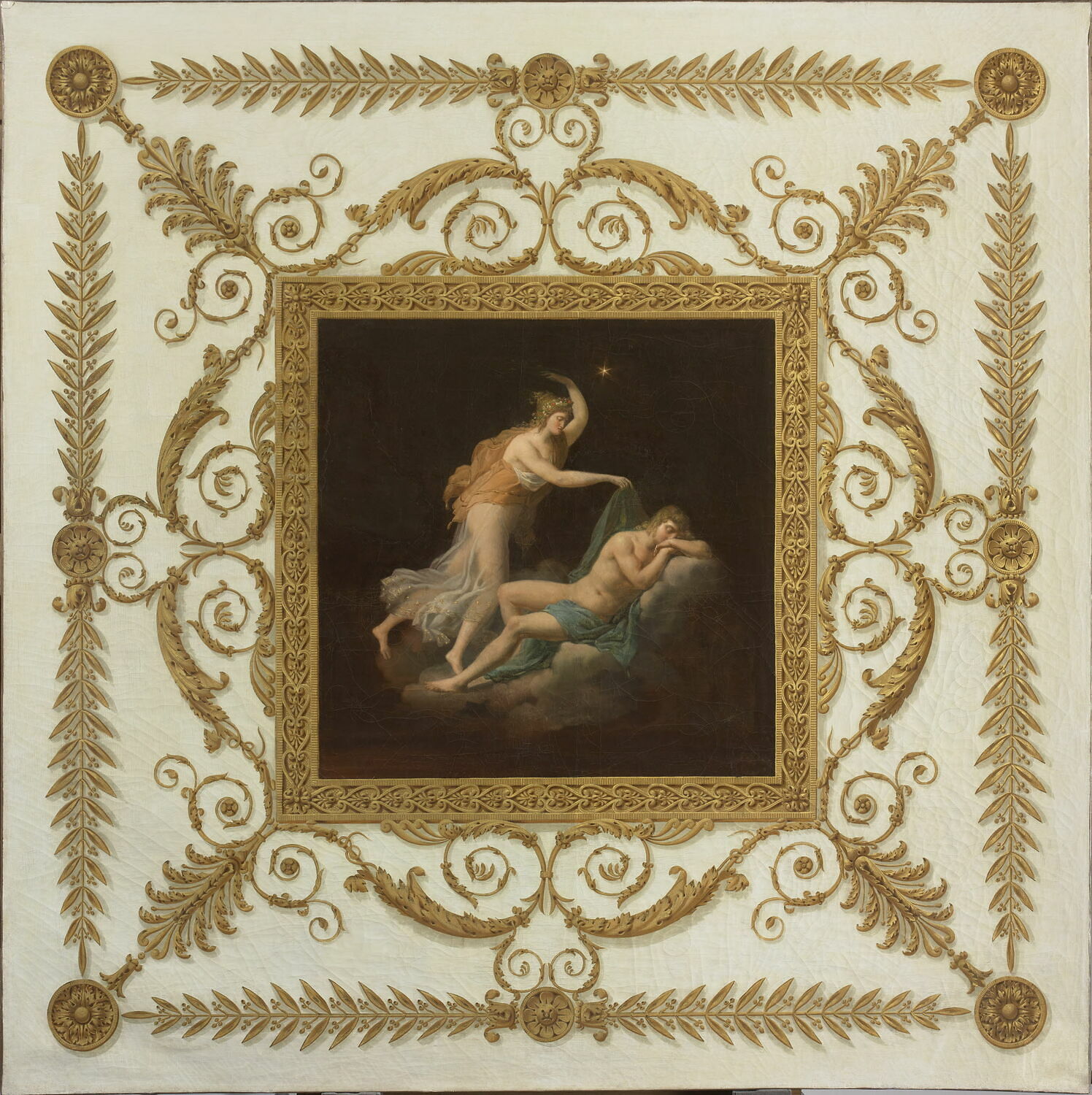 Dessus-de-porte : L'Aurore et Céphale, Gassies, Jean Bruno, 1e quart du XIXe siècle (vers 1815)