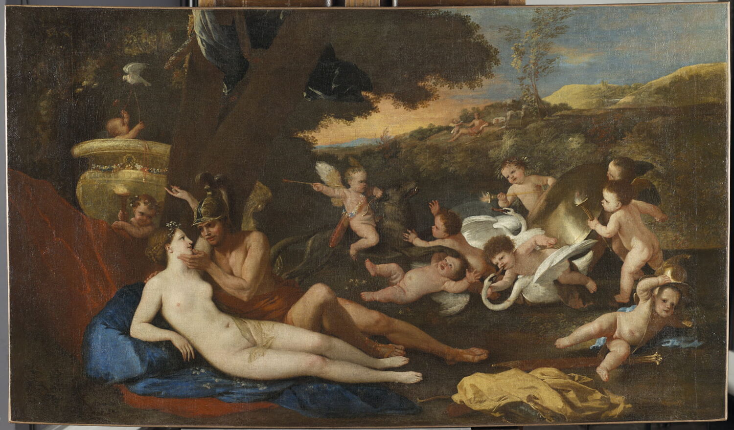 Mars et Vénus, Poussin, Nicolas, 1e tiers du XVIIe siècle (vers 1625)