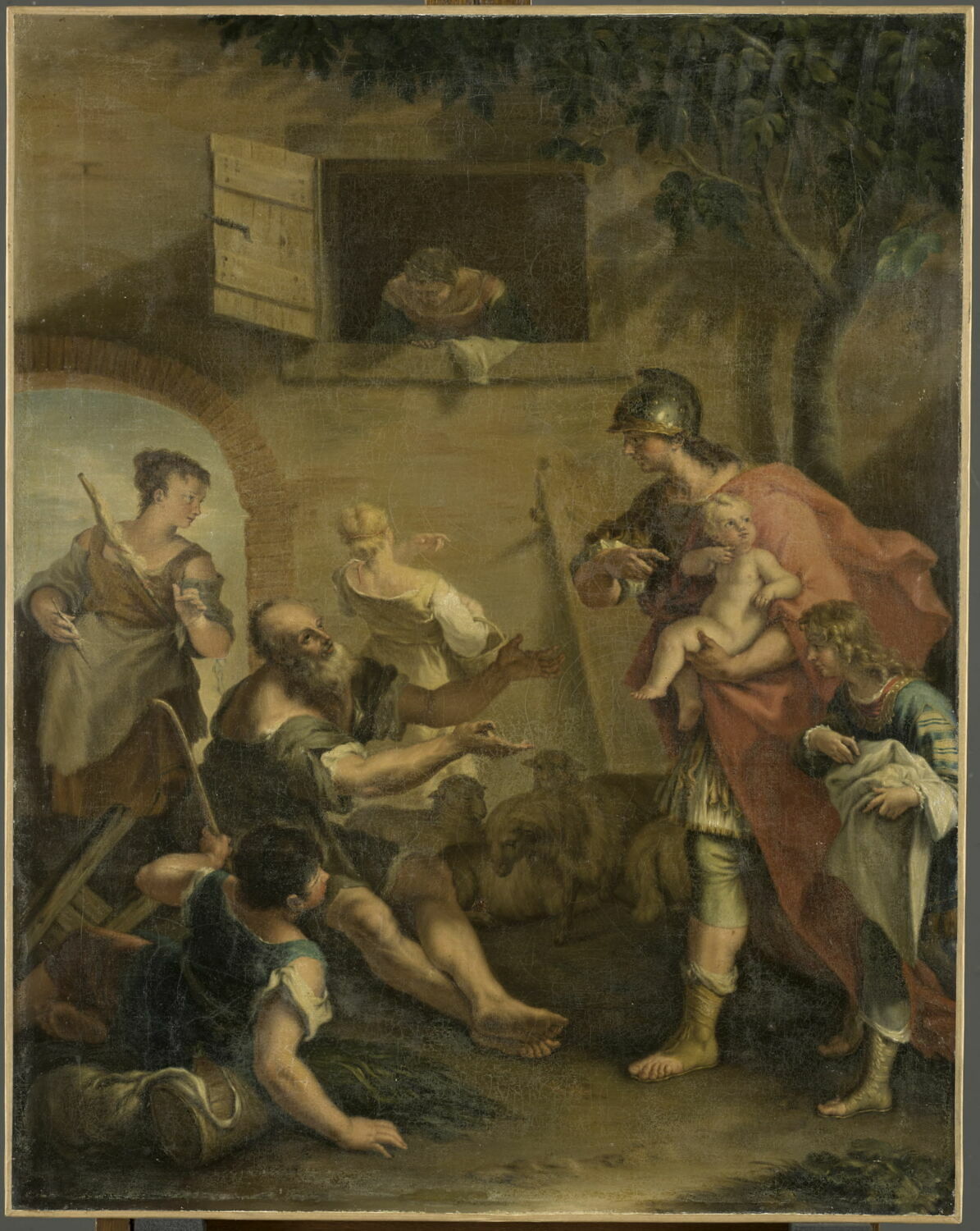 Cyrus enfant confié à un berger, Anonyme, XVIIIe siècle (après 1708)