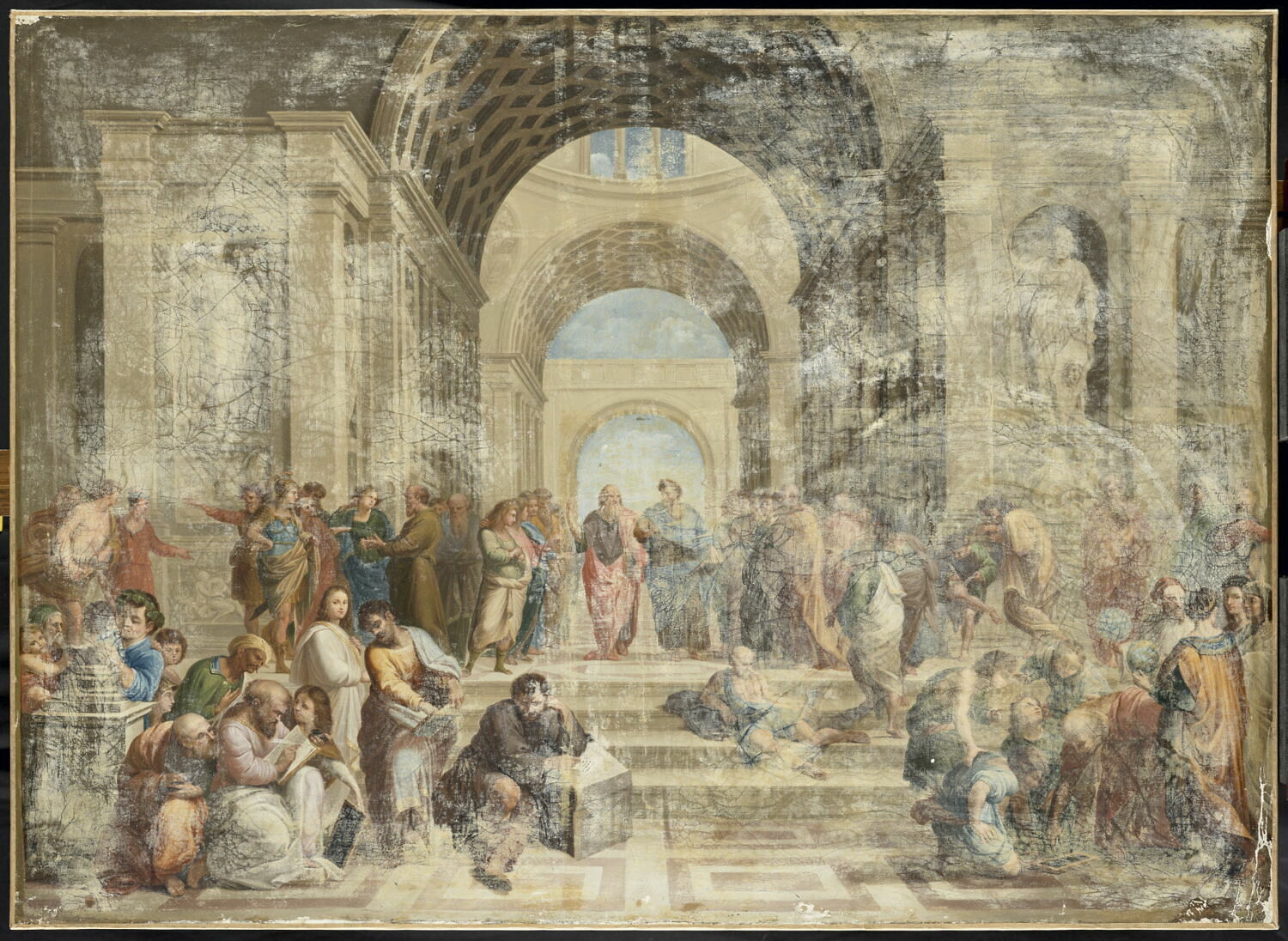 L' École d'Athènes, Santi, Raffaello, dit Raphaël, XVIe siècle (1500 - 1600)