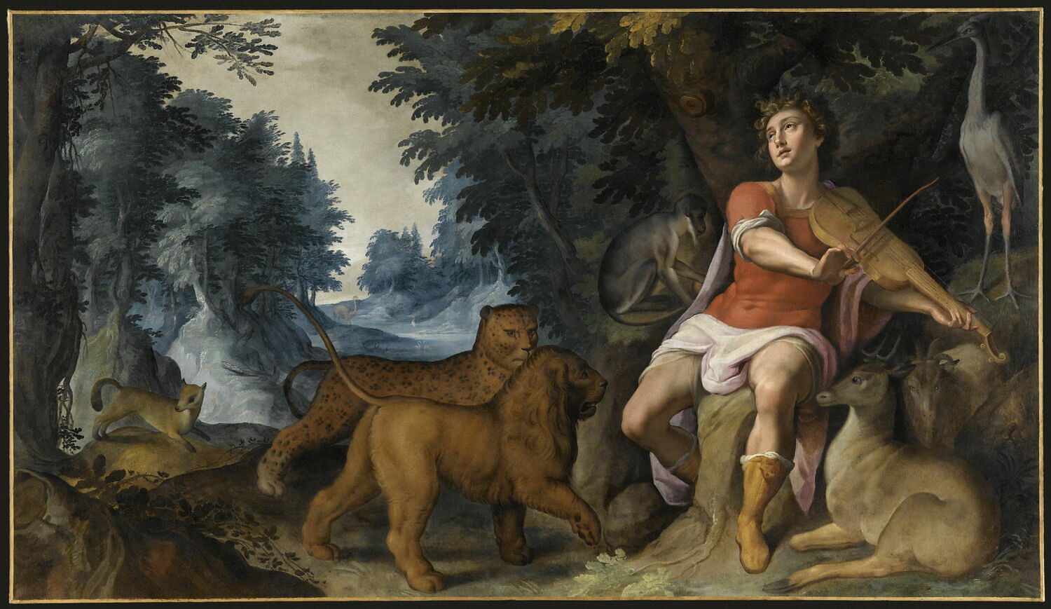 Orphée charmant les animaux - Louvre Collections