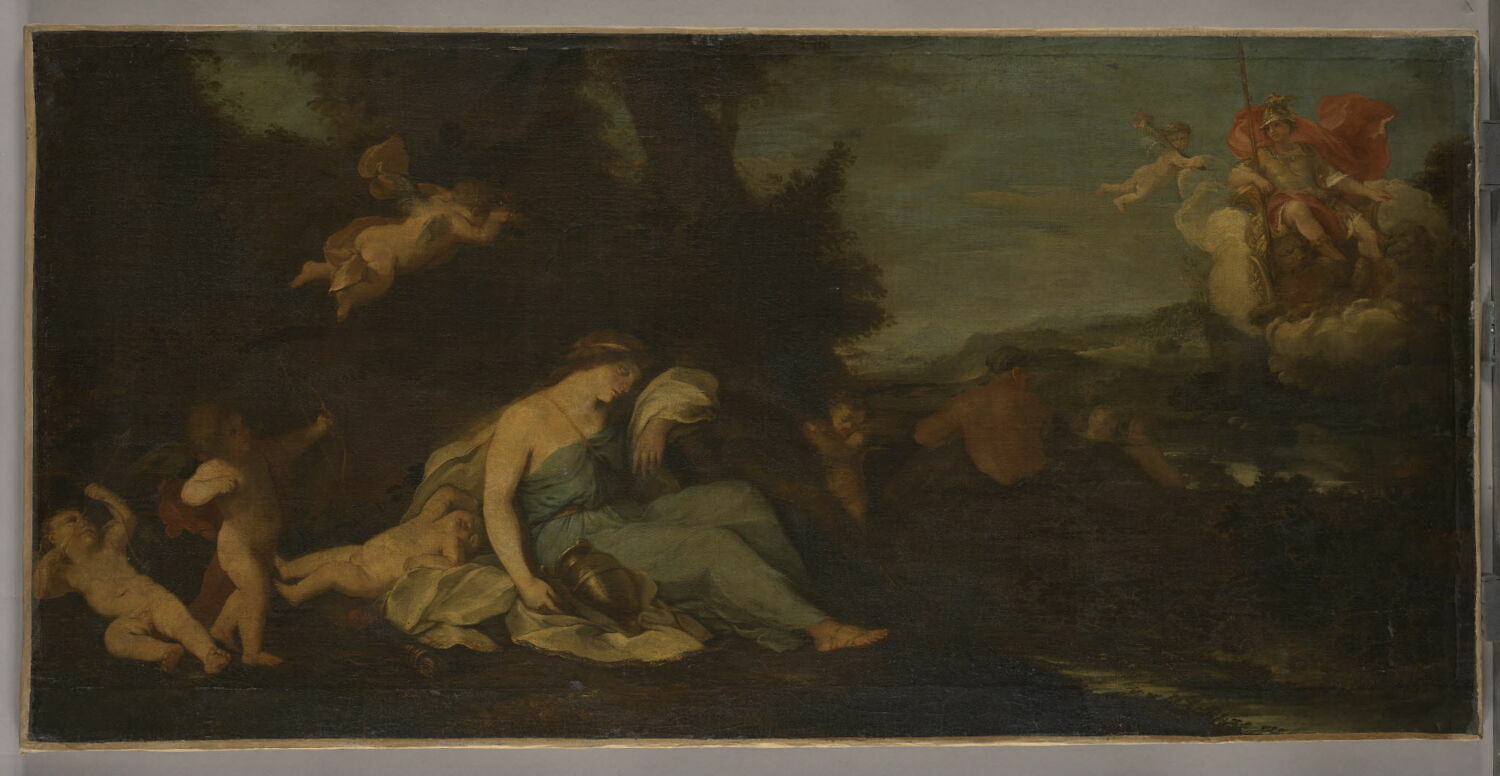 Mars et Rhéa Silvia, Poussin, Nicolas, XVIIe siècle (avant 1650)