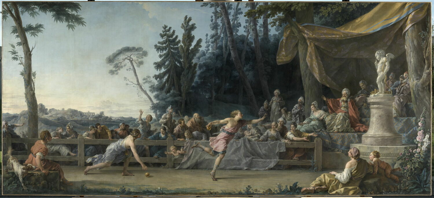 La Course d'Hippomène et d'Atalante., Hallé, Noël, 2e moitié du XVIIIe siècle (1765)