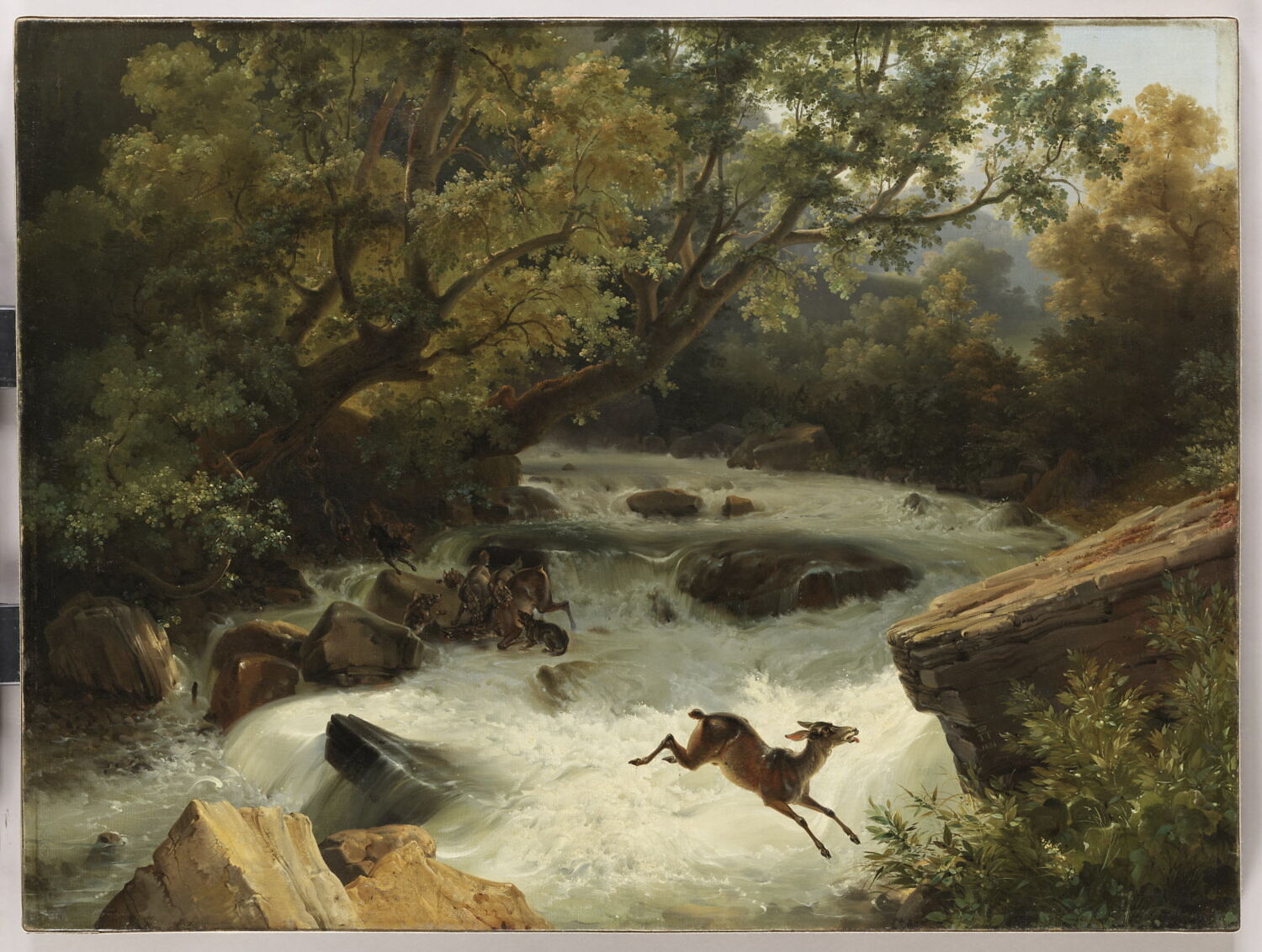 Paysage. Le torrent, Turpin de Crissé, Lancelot Théodore, 2e quart du XIXe siècle (vers 1825 - 1850)